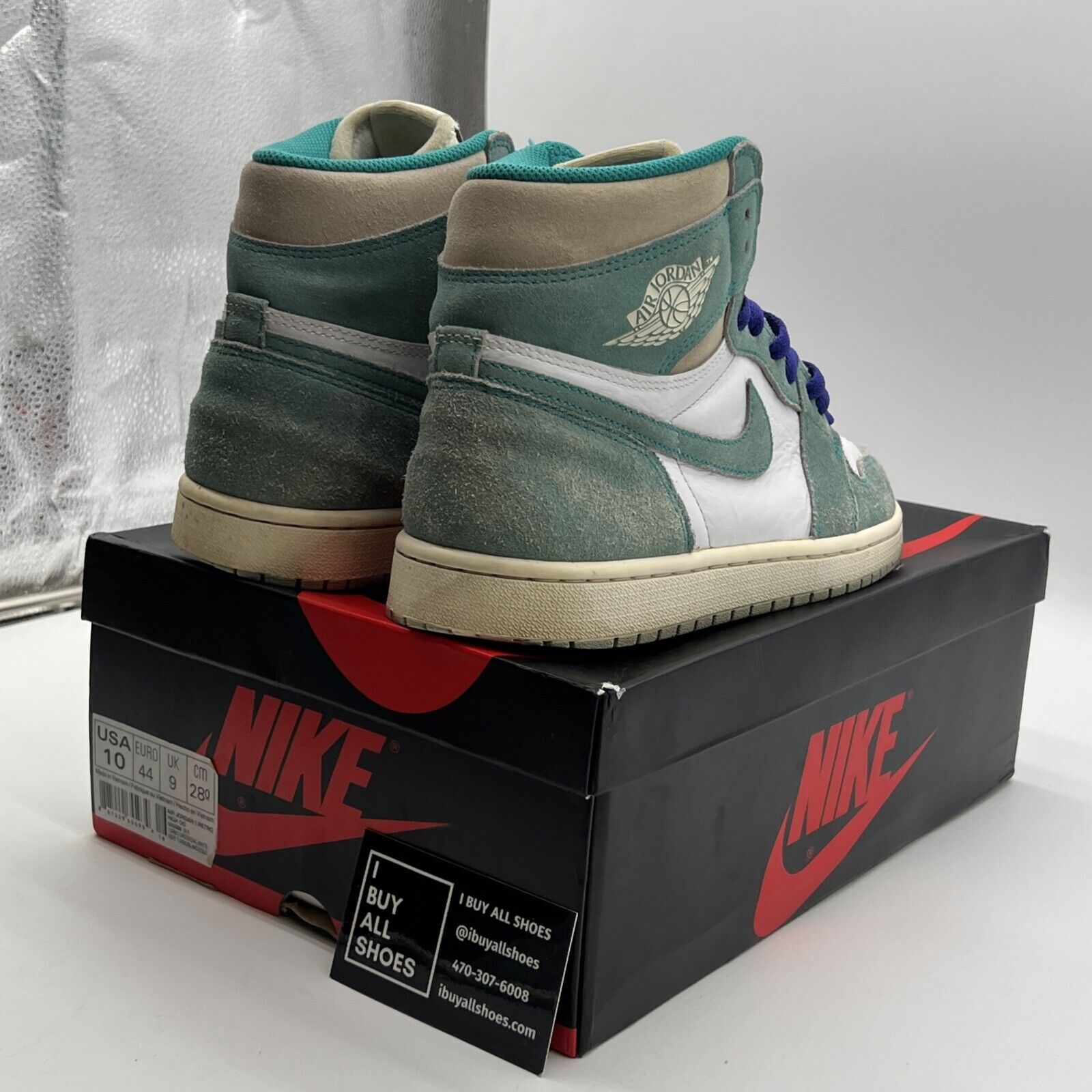 Size 10 - Air Jordan 1 Retro OG High Turbo Green (555088-311)