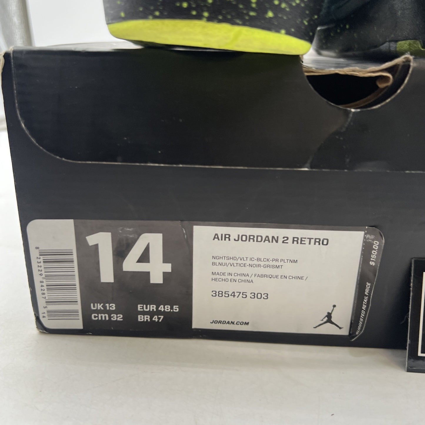 Size 14 - Air Jordan 2 Retro Nightshade (385475-303)