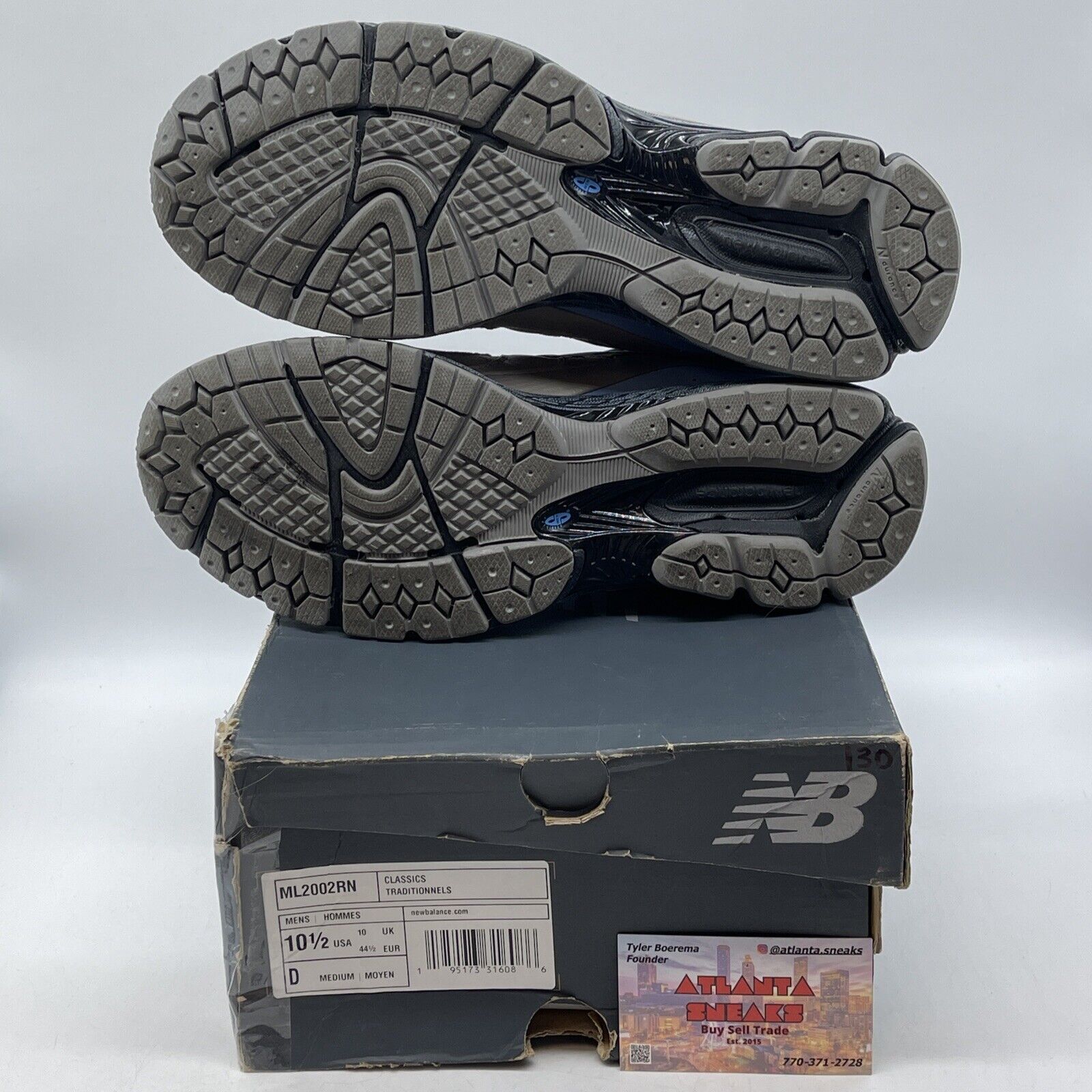 Size 10.5 - New Balance thisisneverthat x 2002R Brown Suede Leather (ML2002RN)
