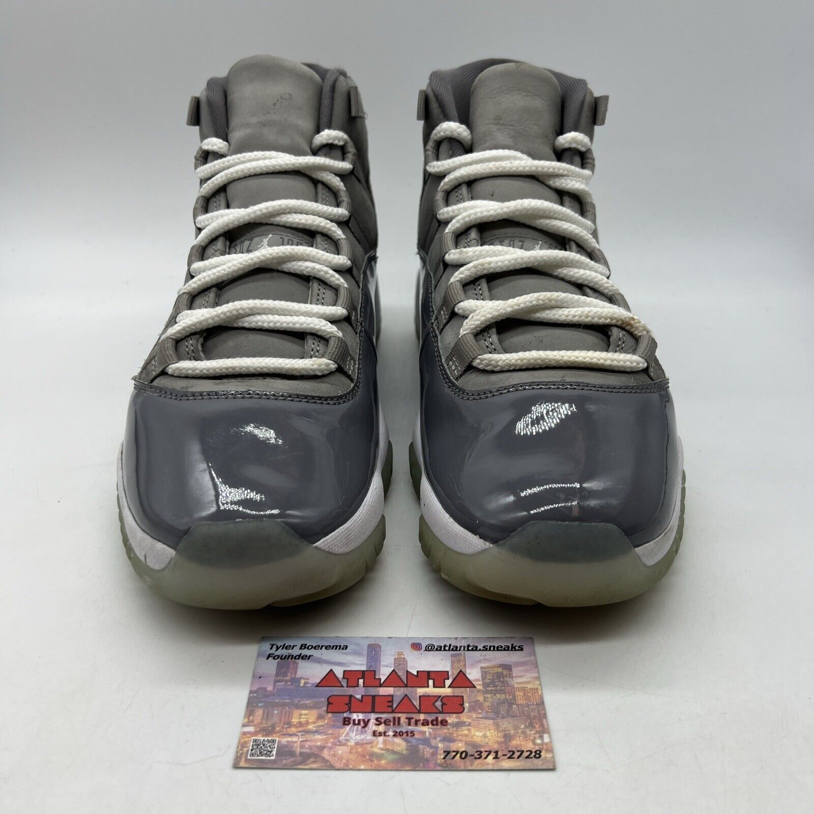 Size 9.5 - Jordan 11 Retro High Cool Grey White Leather Suede (CT8012-005)