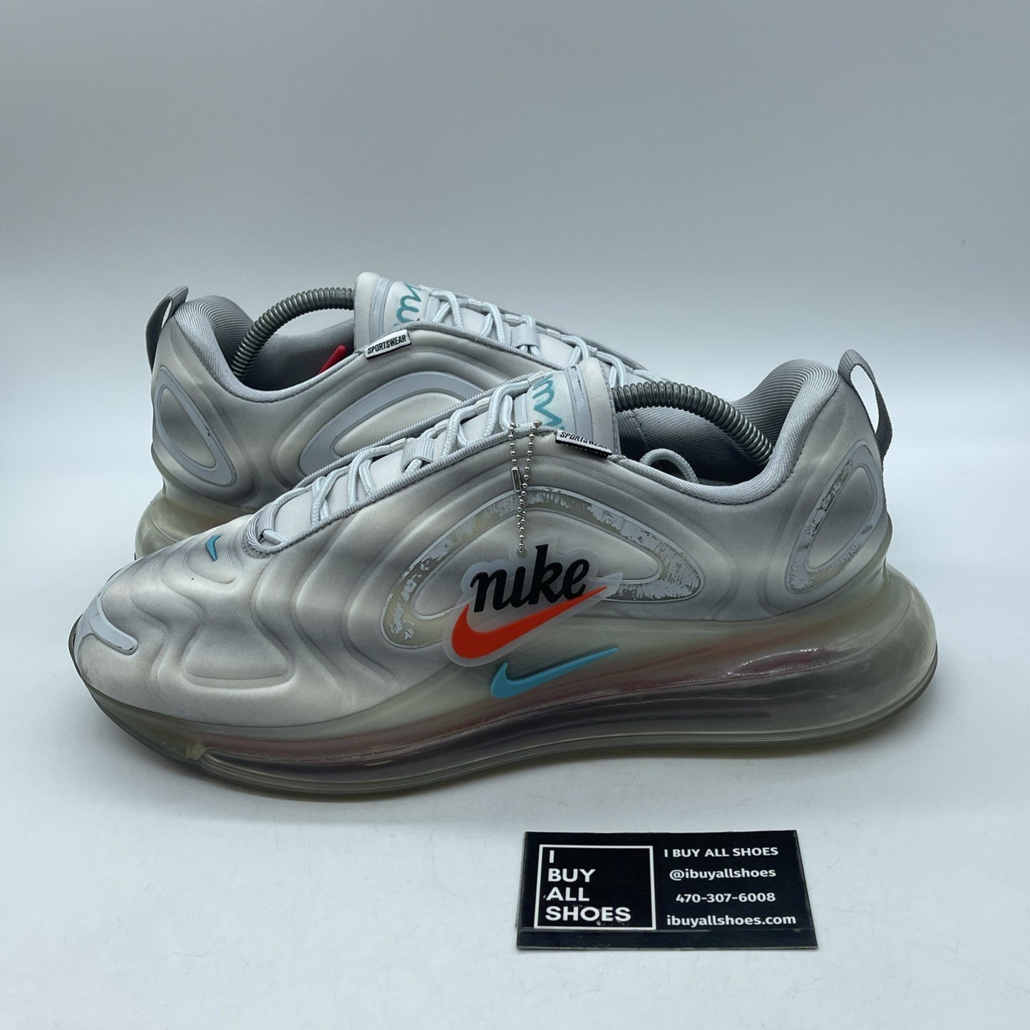 Size 11 - Nike Air Max 720 Pride Grey Blue Purple Suede (AO2924-011)