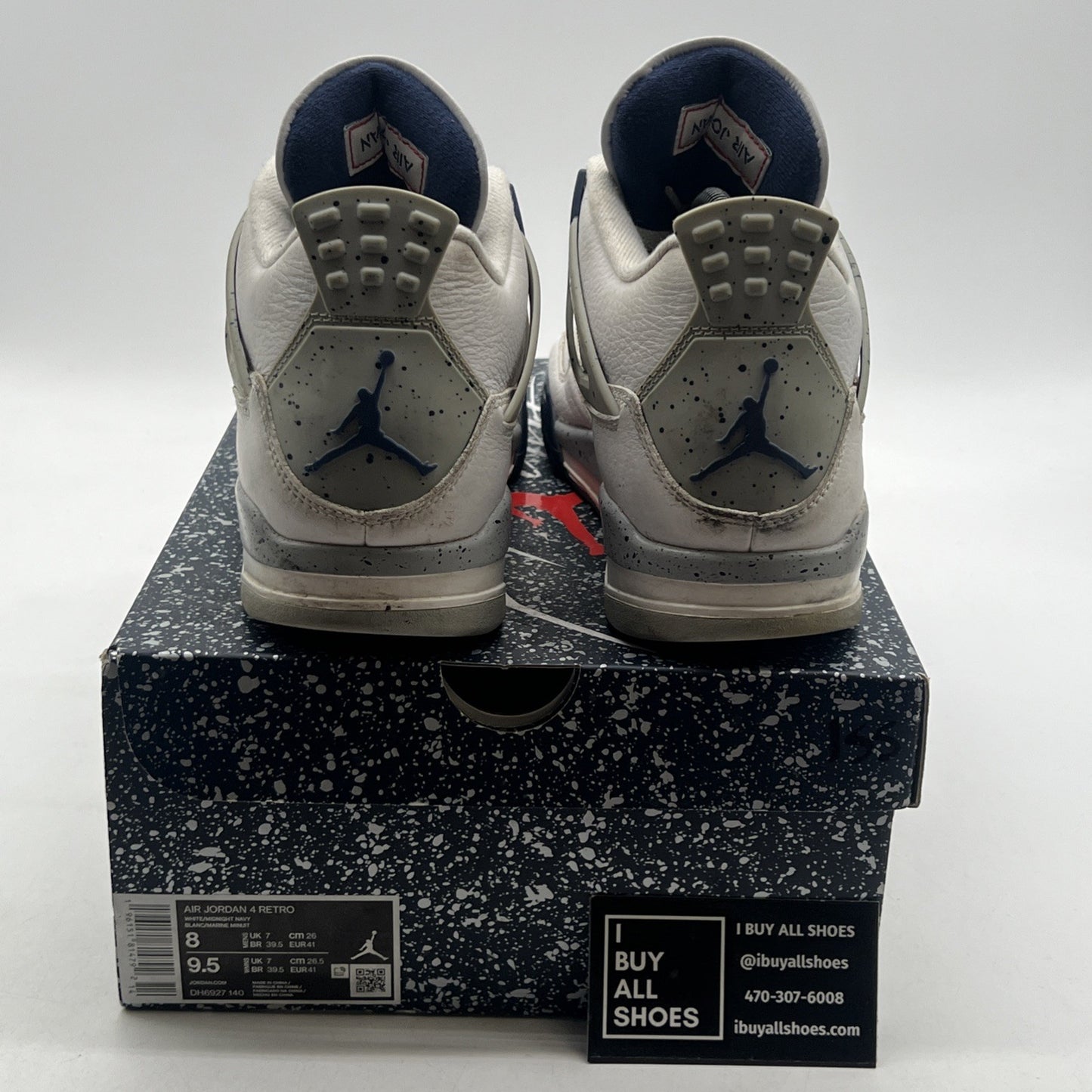 Size 8 - Air Jordan 4 Retro Mid Midnight Navy (DH6927-140)