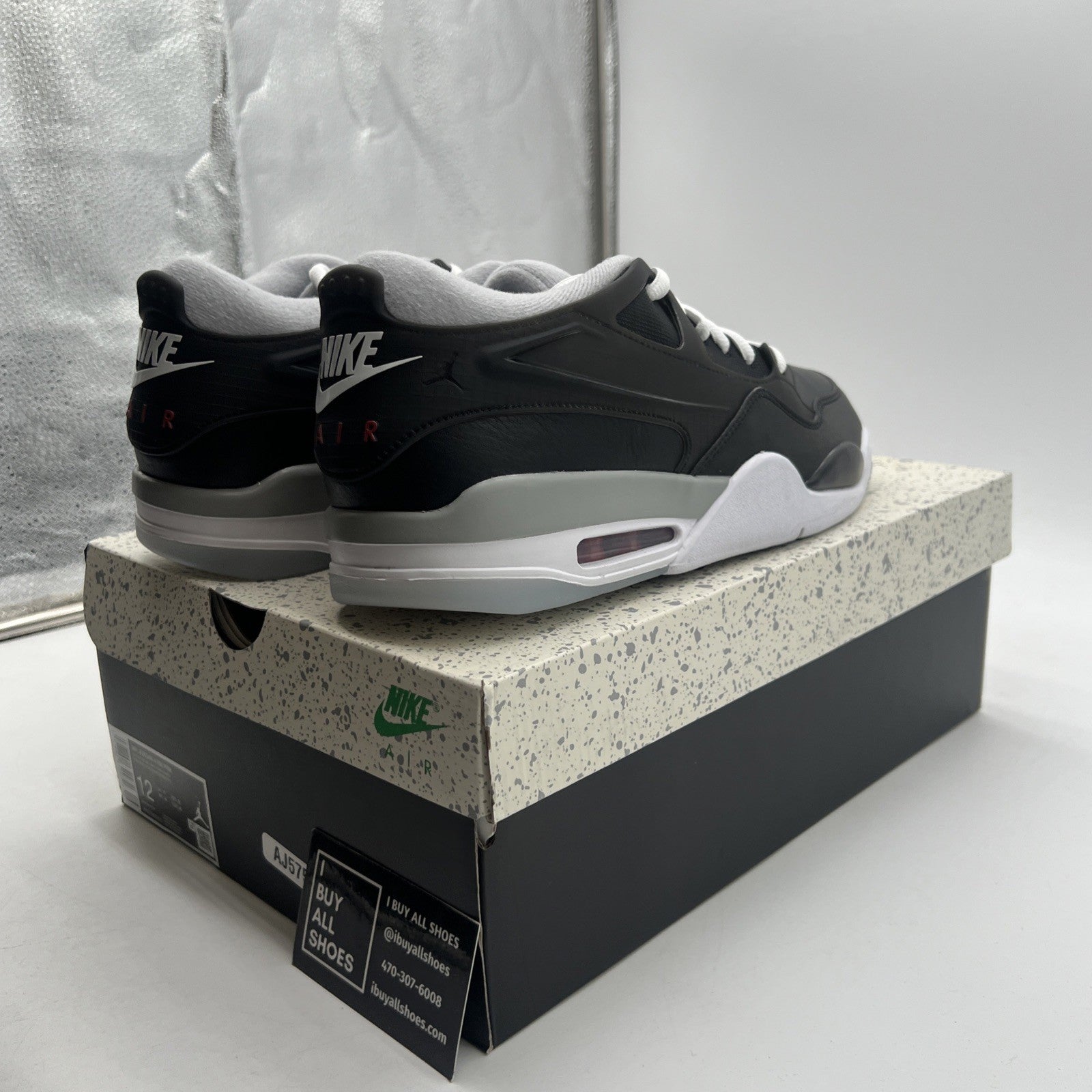 Size 12 - Air Jordan 4 RM Black Metallic (HV5184-010)