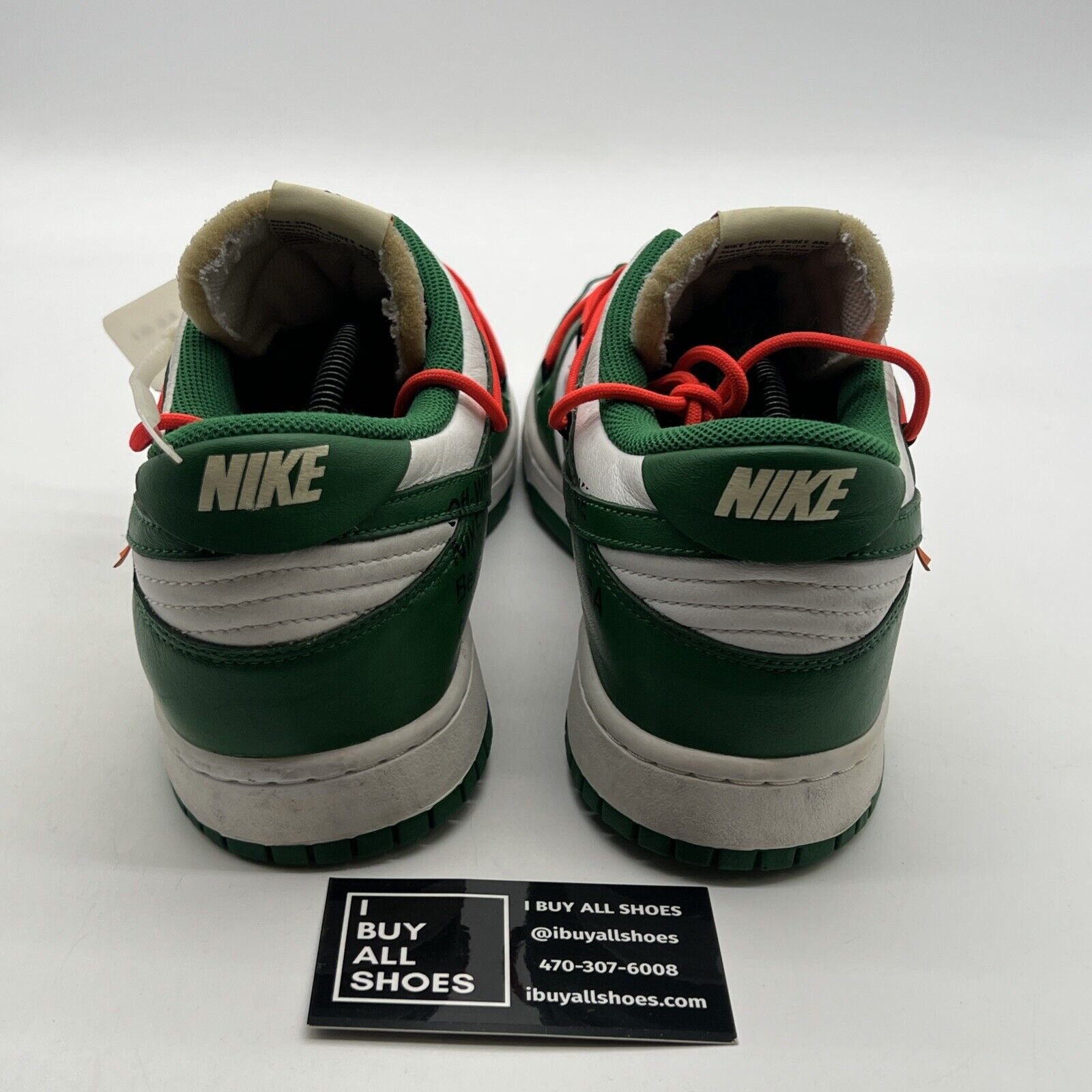 Size 12 - Nike Dunk Low x OFF-WHITE Pine Green 2019 (CT0856-100)