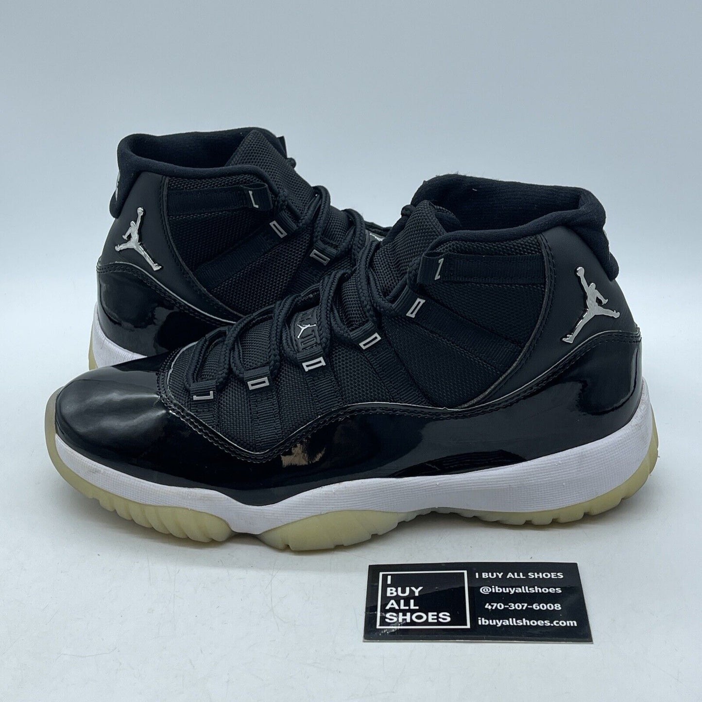 Size 8 - Jordan 11 Retro High Jubilee 25th Anniversary black White (CT8012-011)