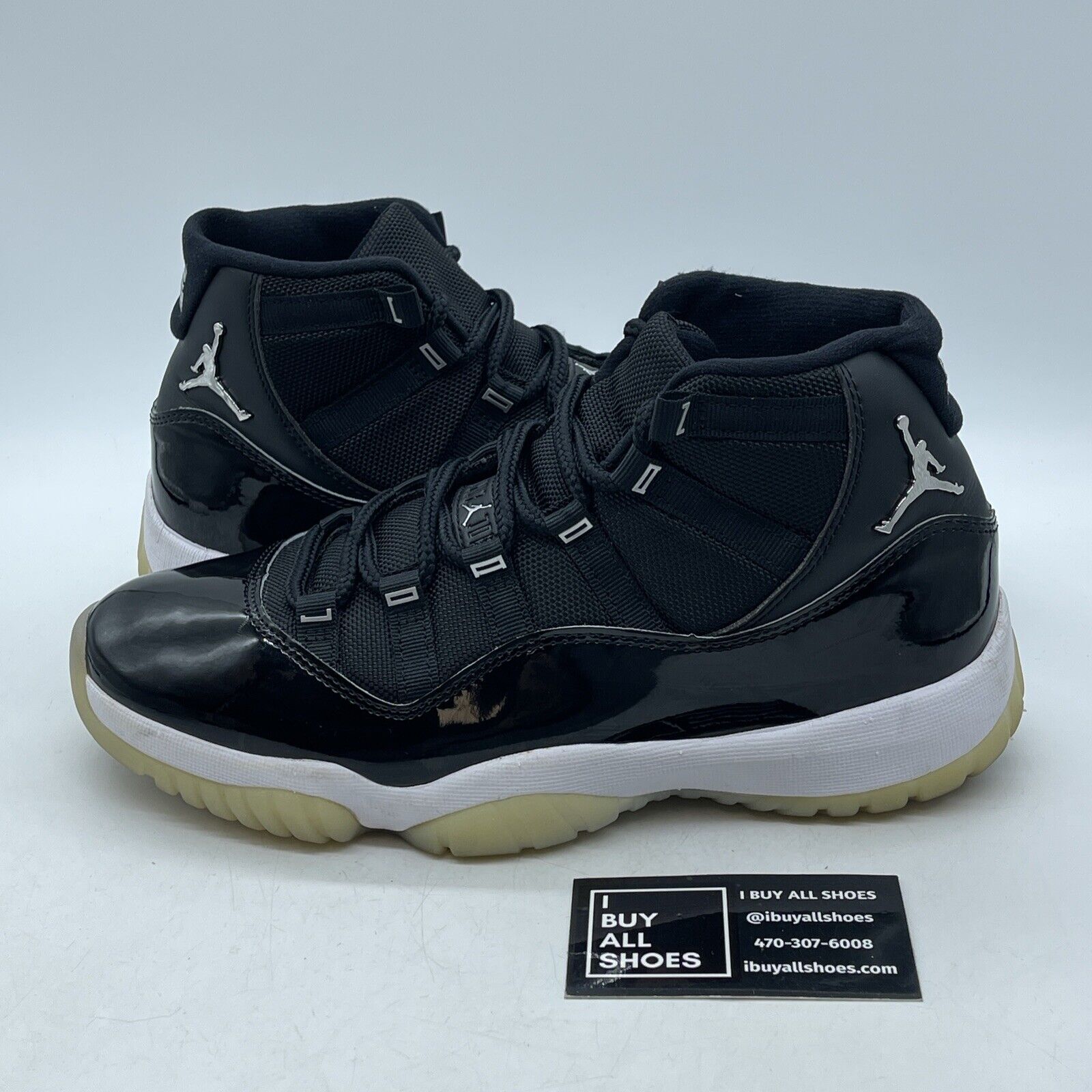 Size 8 - Jordan 11 Retro High Jubilee 25th Anniversary black White (CT8012-011)