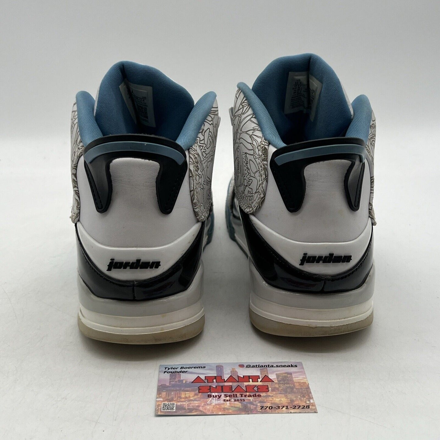 Size 10.5 - Jordan Dub Zero Legend Blue Black White Leather (311046-114)