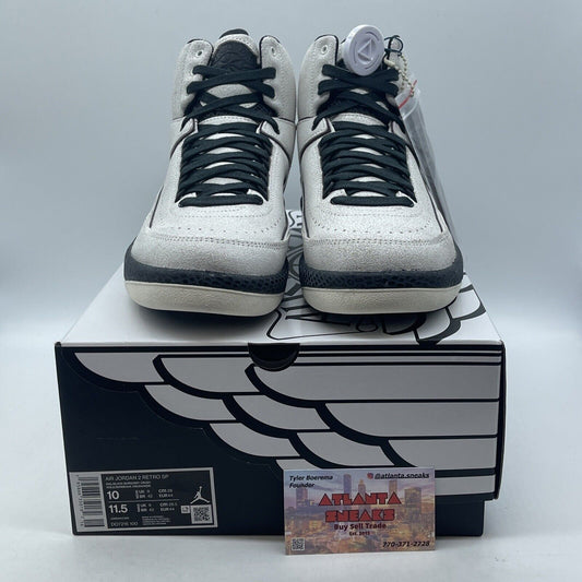 Size 10 - Jordan 2 A Ma Maniere Black Burgundy Tan Suede (DO7216-100)