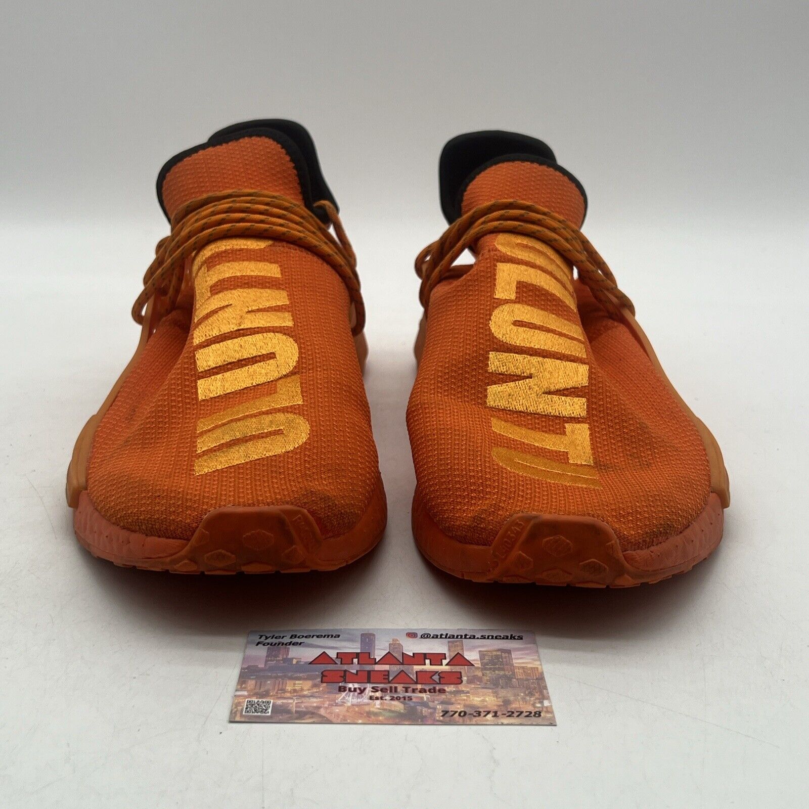 Size 13 - adidas Pharrell x NMD Human Race Orange (GY0095)