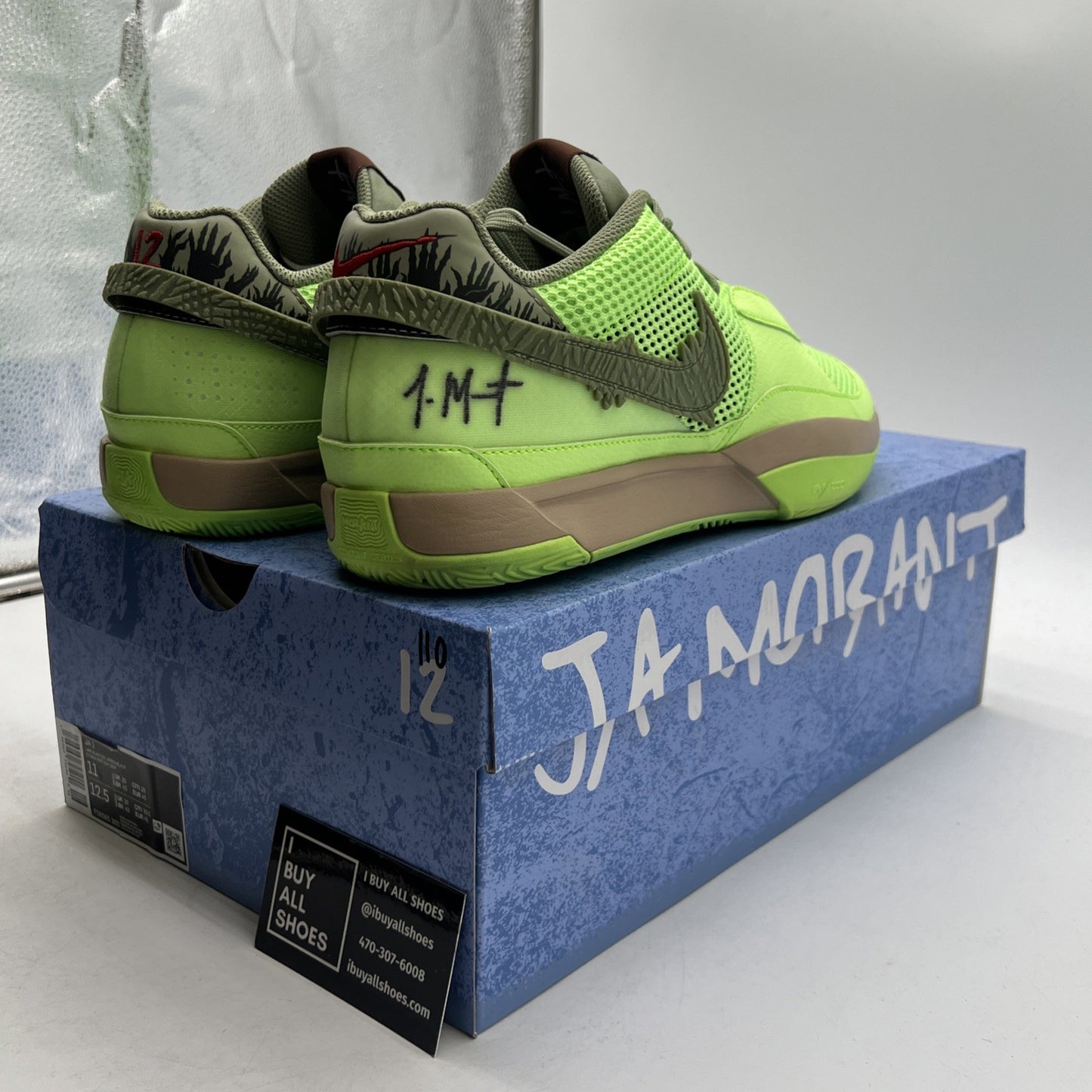 Size 11 - Nike Ja 1 NRG Halloween - Zombie (FD6565-500)