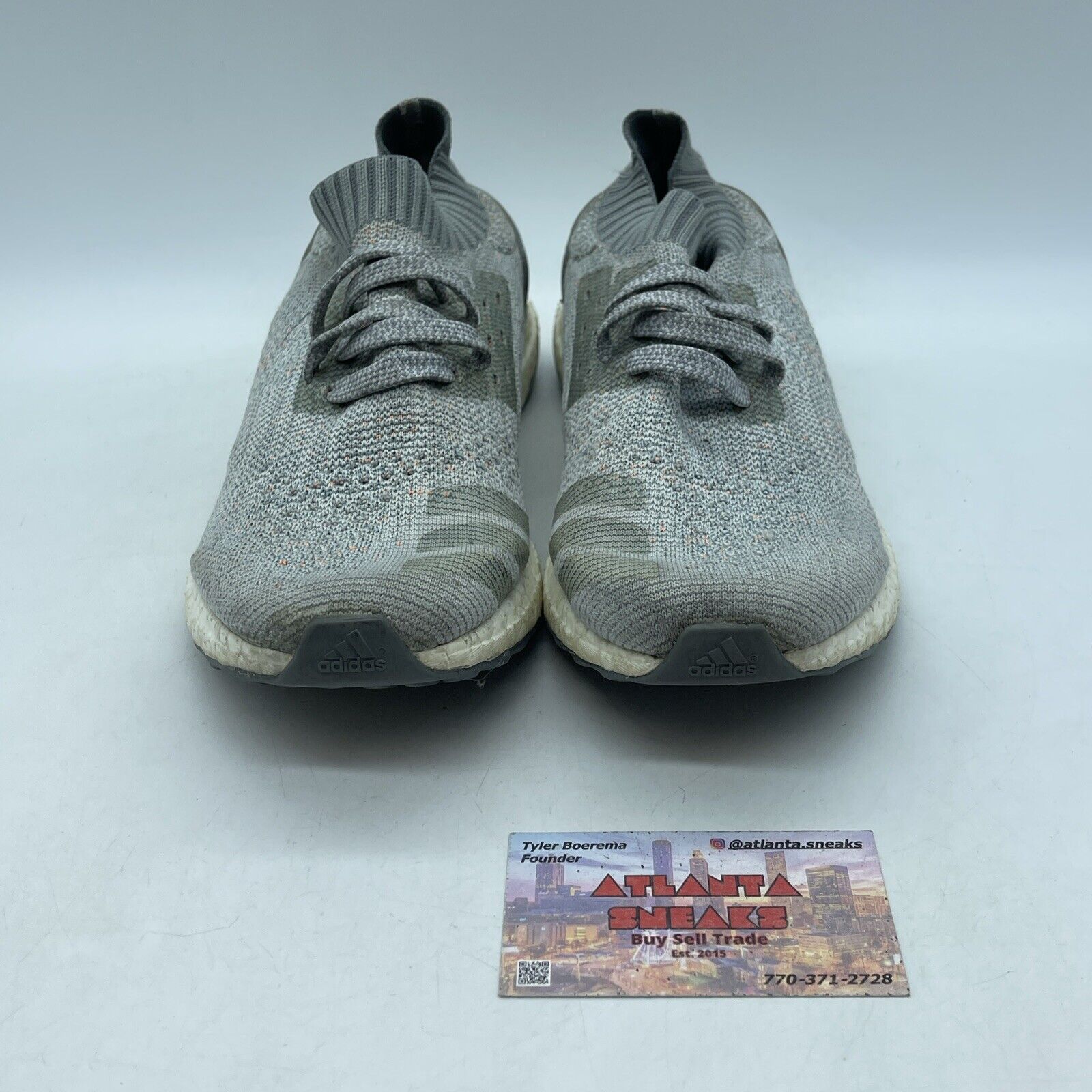 Size 8.5 - adidas UltraBoost Uncaged Clear Grey Silver White Suede (BB4489)