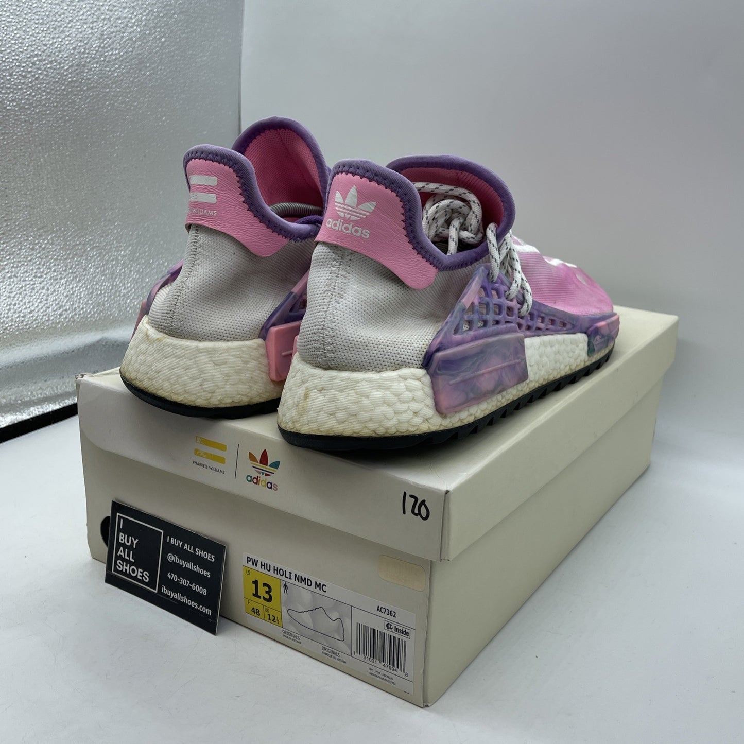Size 13 - adidas Pharrell x NMD Human Race Trail Holi Festival (AC7362)