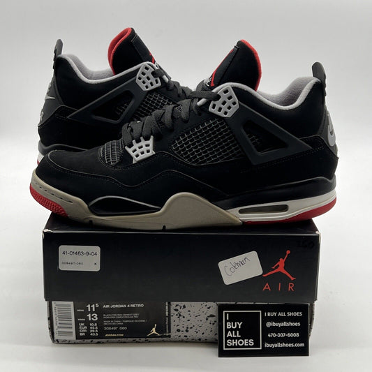 Size 11.5 - Air Jordan 4 Retro OG Mid Bred 2019 (308497-070)