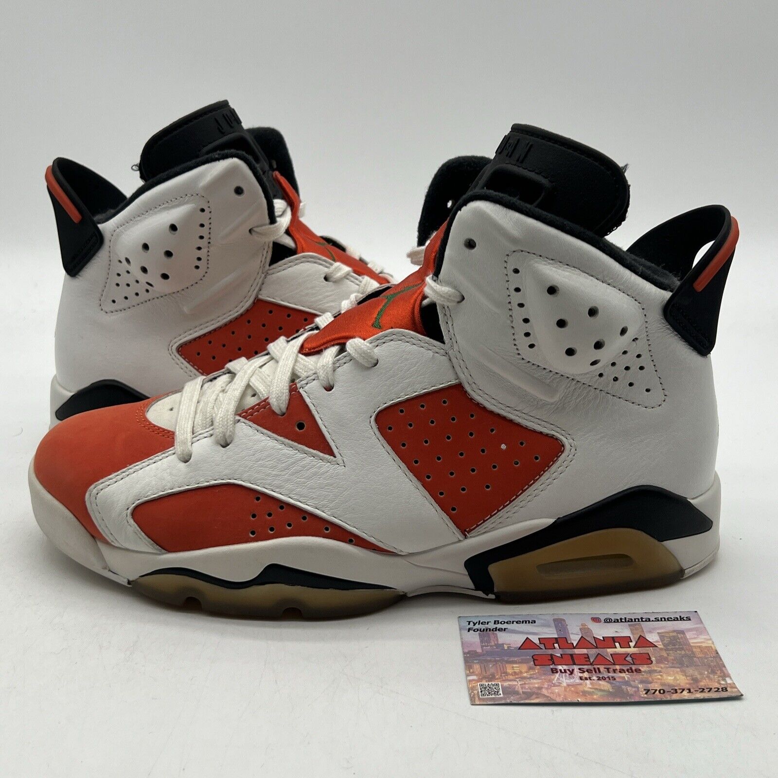 Size 8 - Air Jordan 6 Retro Gatorade White Leather Suede (384664-145)