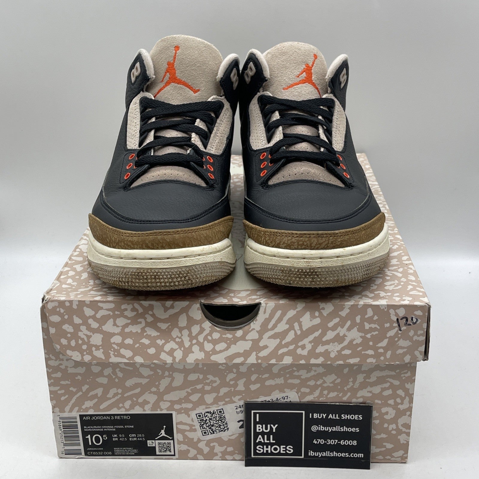 Size 10.5 - Air Jordan 3 Retro Mid Desert Elephant (CT8532-008)