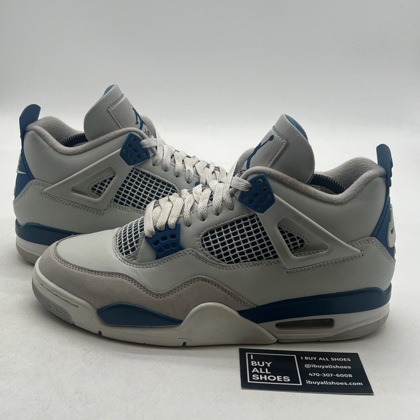 Size 9.5 - Air Jordan 4 Retro 2024 Military Blue (FV5029-141)