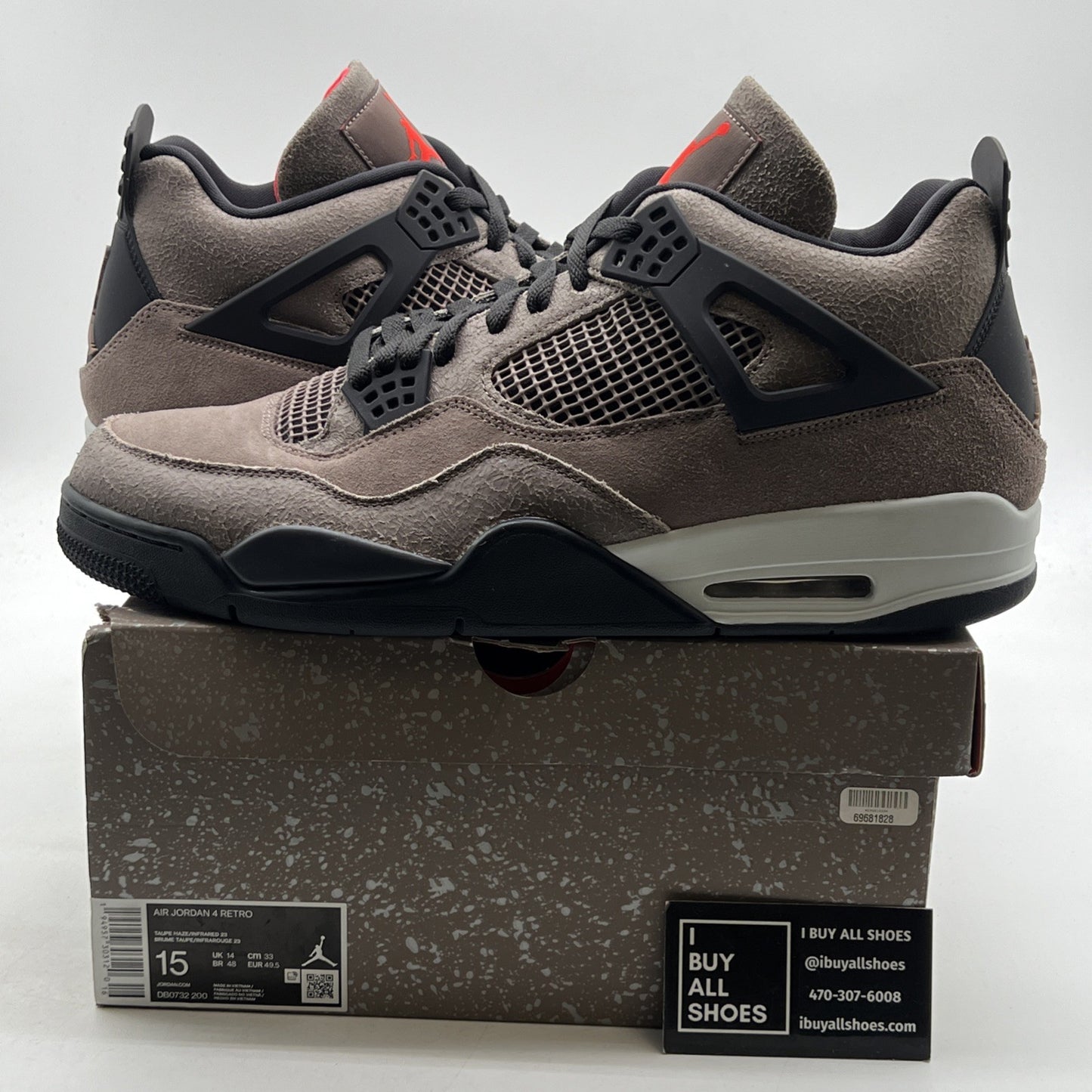 Size 15 - Air Jordan 4 Retro Mid Taupe Haze (DB0732-200)