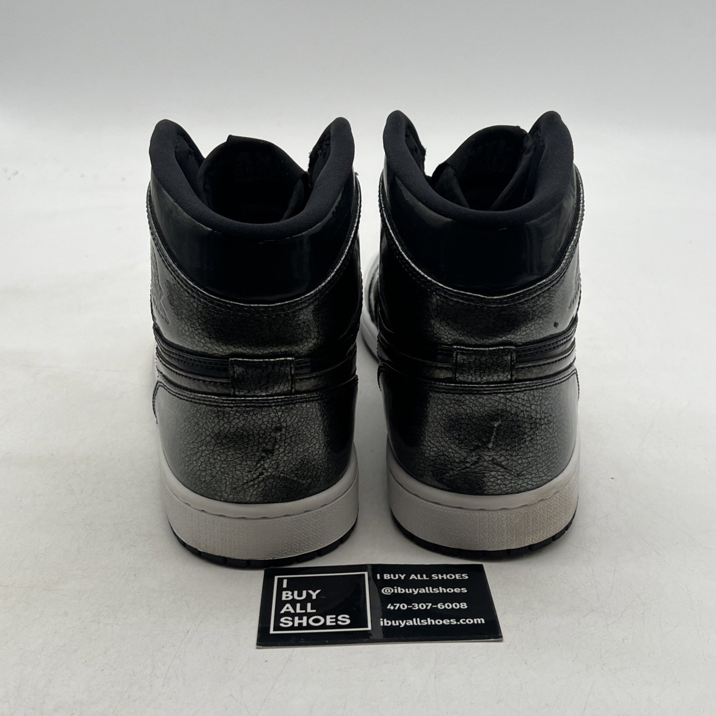 Size 11.5 - Air Jordan 1 Retro High Black Patent (332550-017)