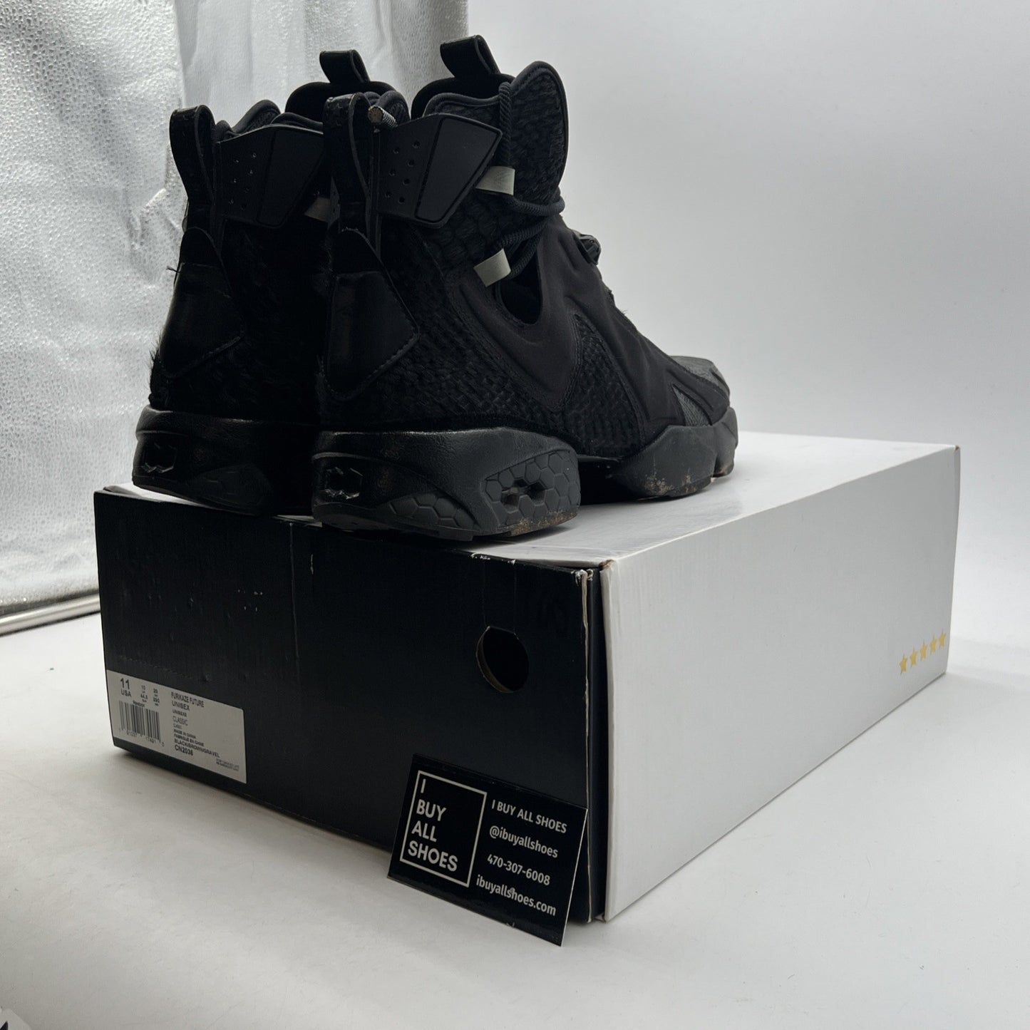 Size 11 - Reebok Furikaze x Future Black (CN2036)