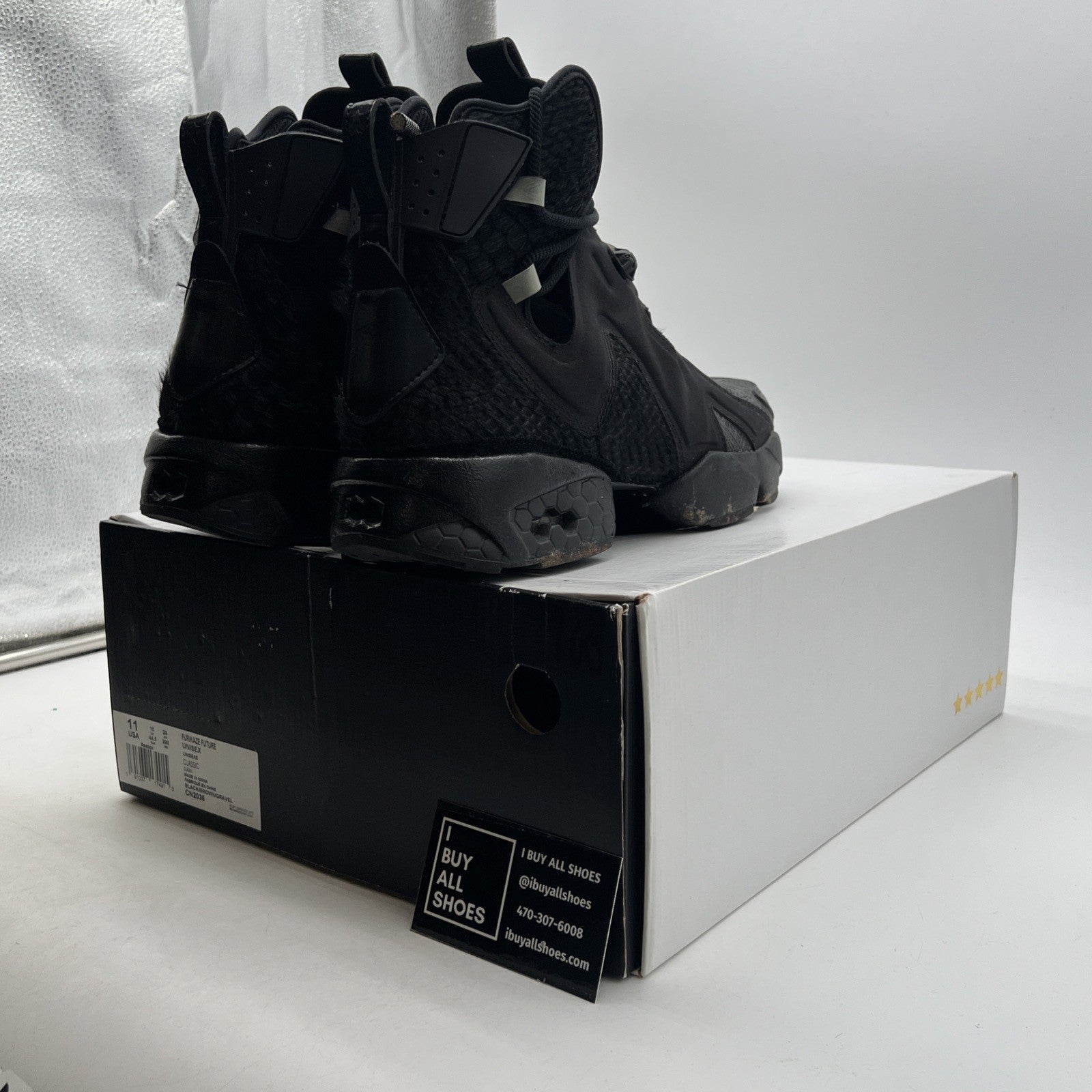 Size 11 - Reebok Furikaze x Future Black (CN2036)
