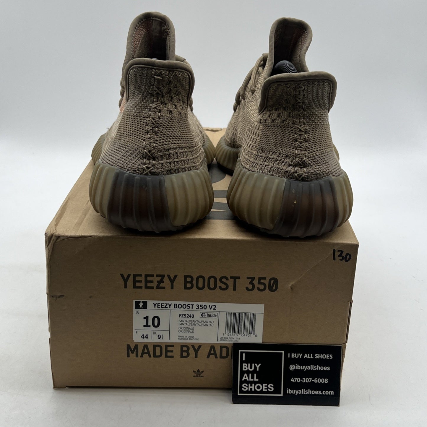 Size 10 - Yeezy Boost 350 V2 Sand Taupe (FZ5240)