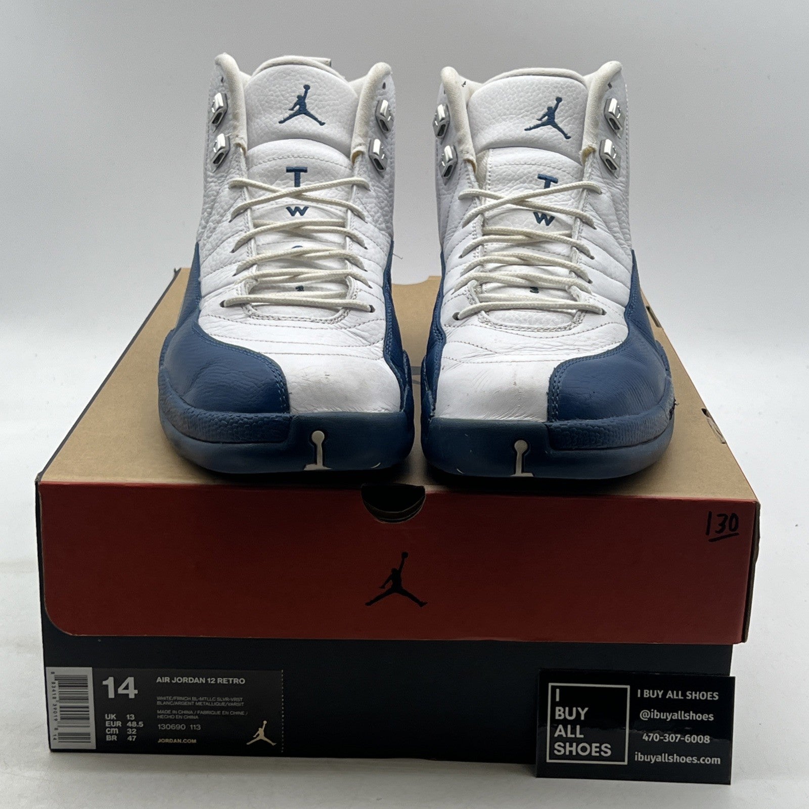 Size 14 - Air Jordan 12 Retro French Blue 2016 (130690-113)