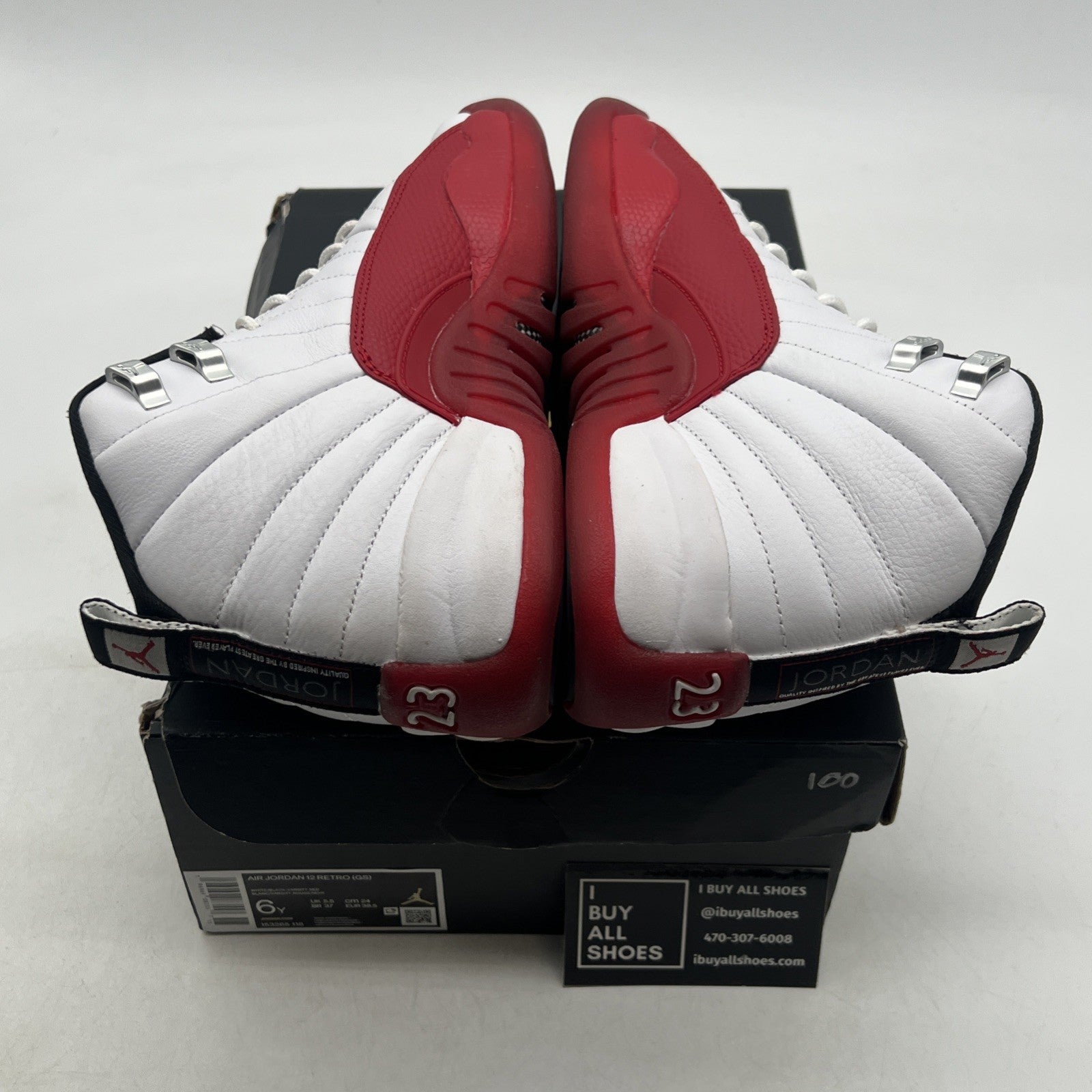 Size 6Y - Air Jordan 12 Retro 2023 Mid Cherry (153265-116)
