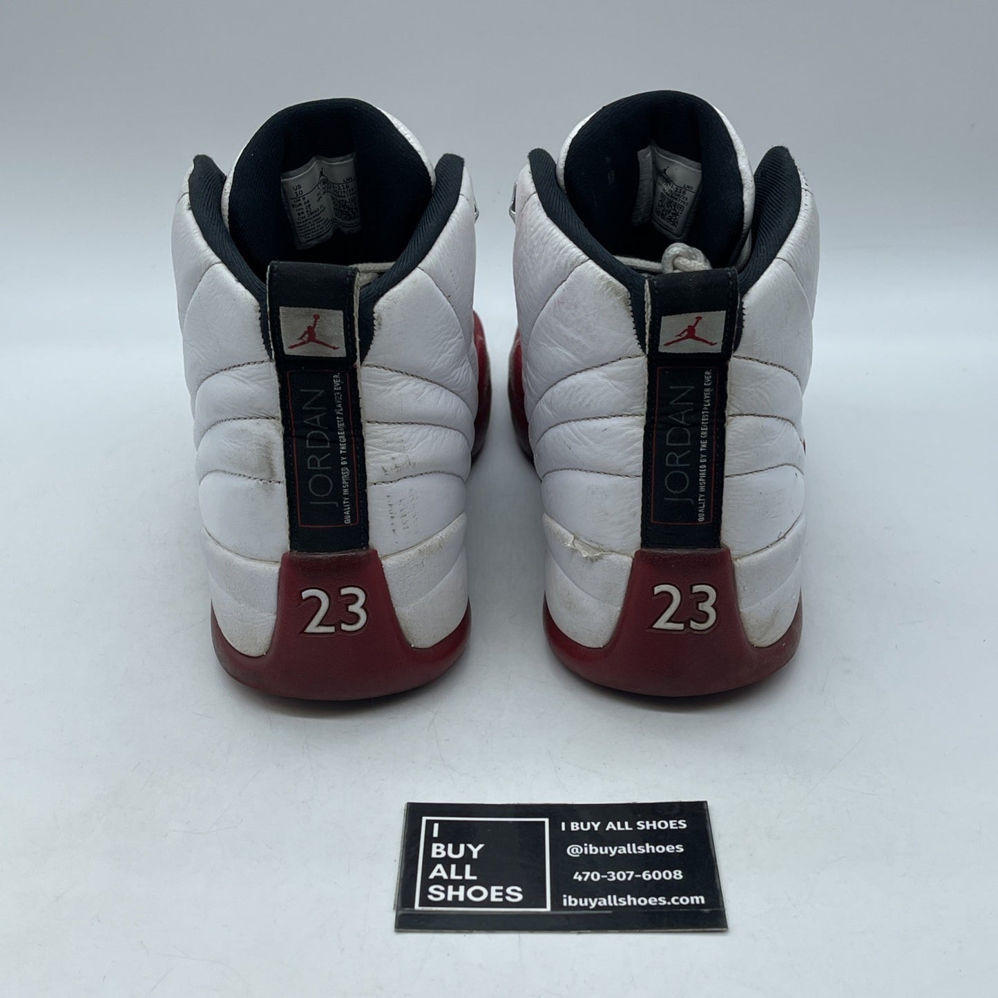Size 10 - Jordan 12 Retro 2023 Mid Cherry White Black Leather (CT8013-116)