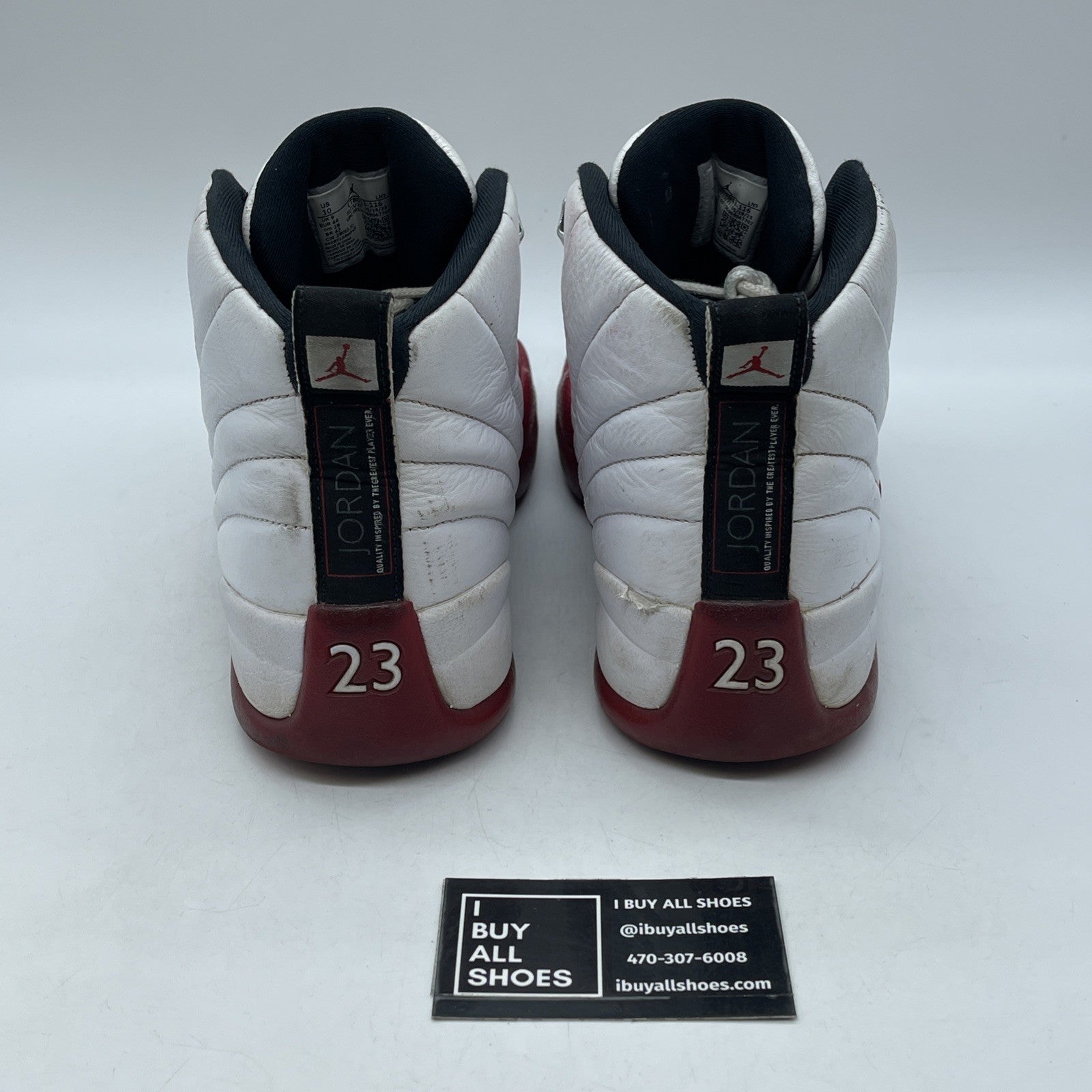 Size 10 - Jordan 12 Retro 2023 Mid Cherry White Black Leather (CT8013-116)