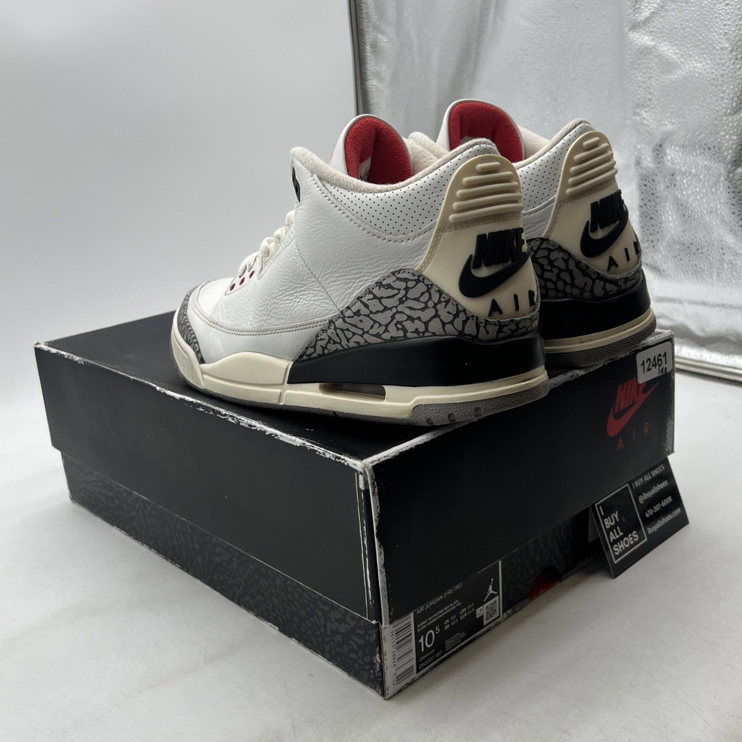 Size 10.5 - Air Jordan 3 Retro Mid White Cement Reimagined (DN3707-100)
