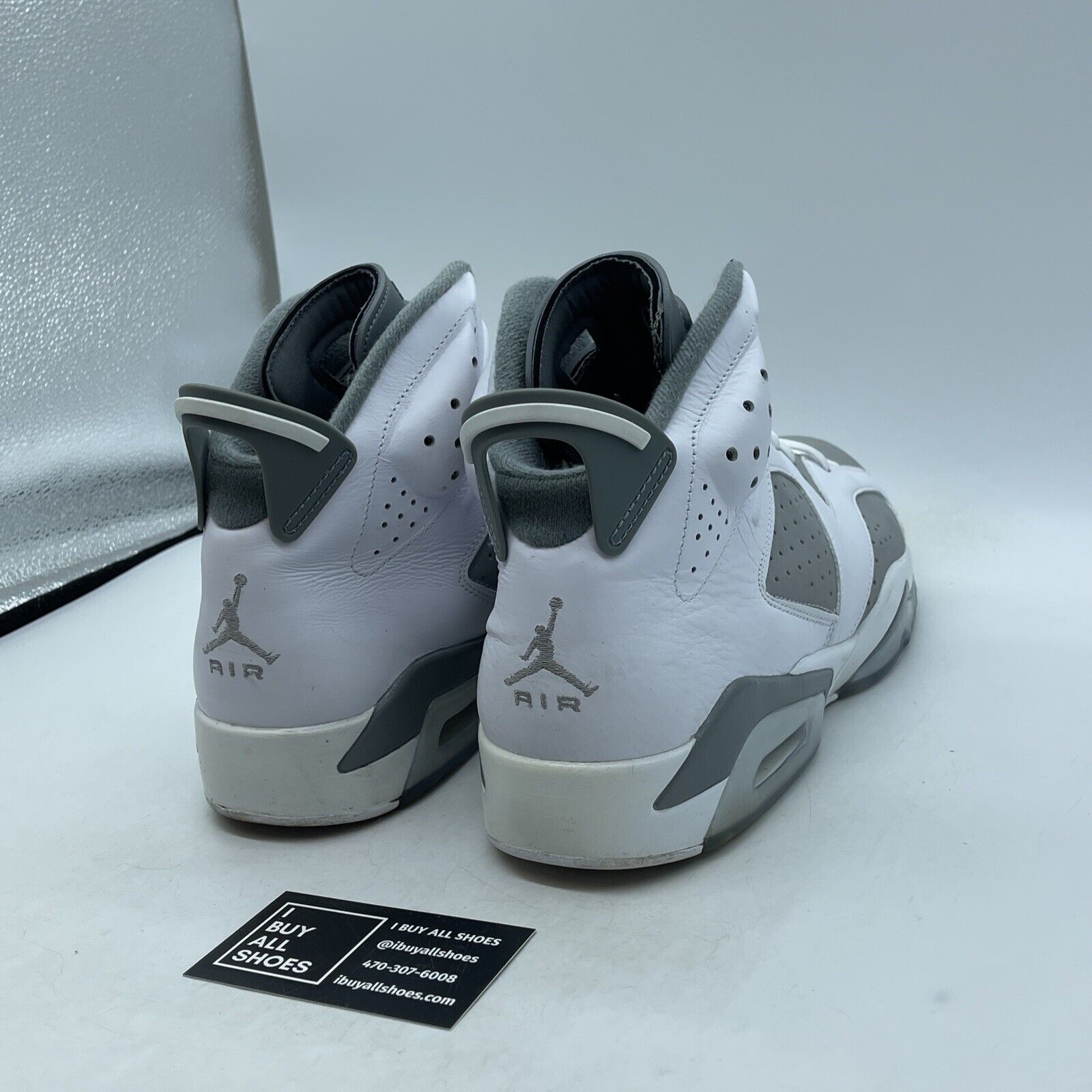 Size 12 - Jordan 6 Retro Low Cool Grey Suede White Leather (CT8529-100)