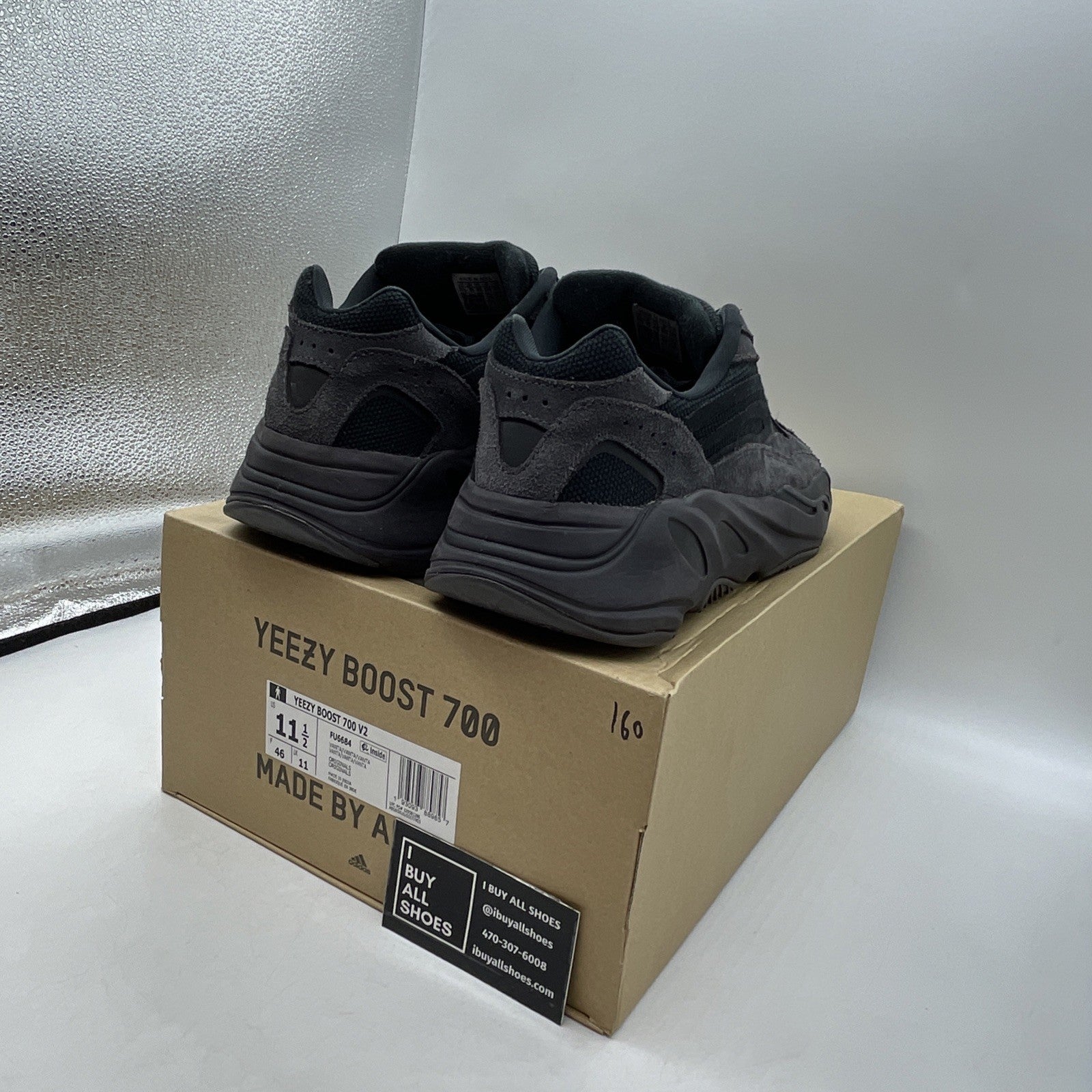 Size 11.5 - adidas Yeezy Boost 700 V2 Vanta (FU6684)