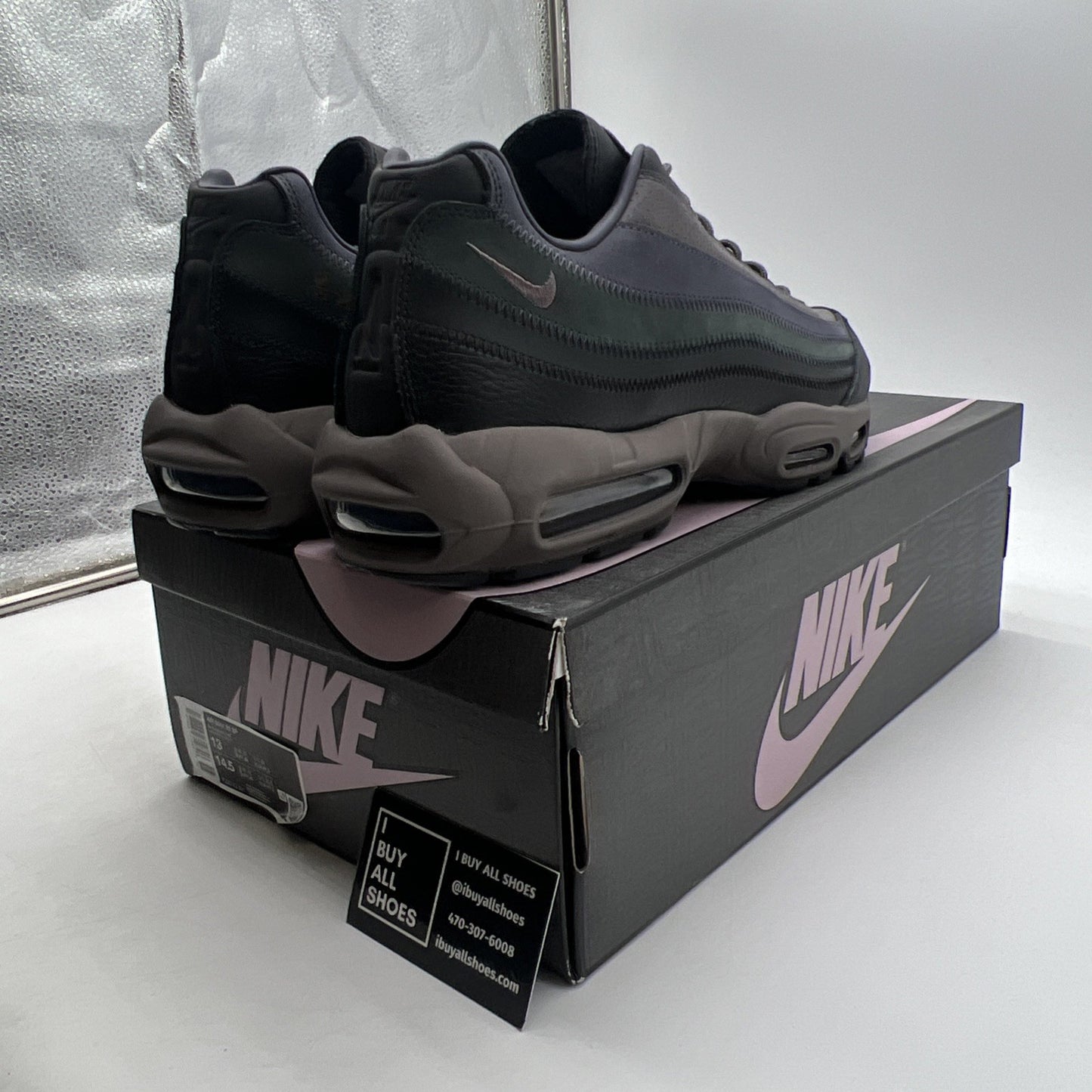 Size 13 - Nike A Ma Maniére x Air Max 95 SP Black Violet Ore (FZ8743-001)