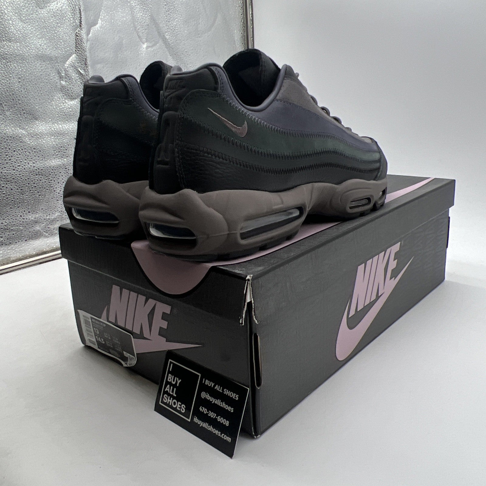 Size 13 - Nike A Ma Maniére x Air Max 95 SP Black Violet Ore (FZ8743-001)