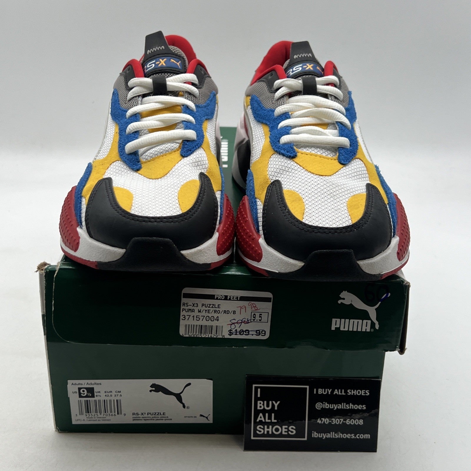 Size 9.5 - Puma RS-X3 Puzzle - (371570-04)