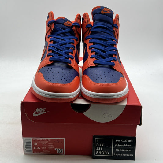 Size 10 - Nike Dunk High Knicks (DD1399-800)