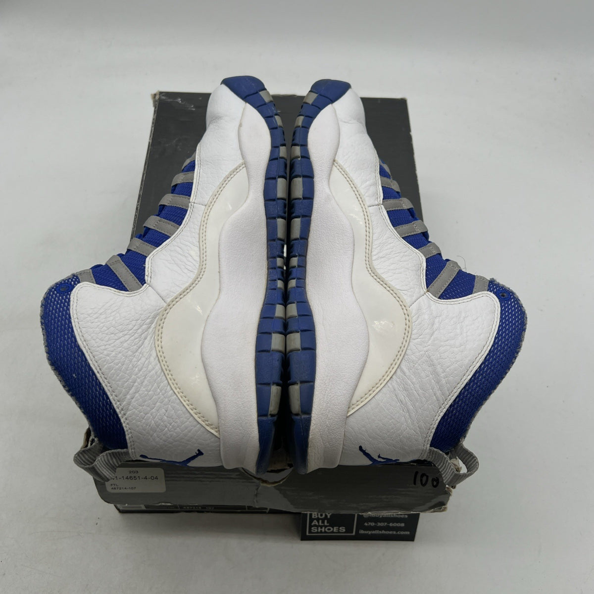 Size 8.5 - Air Jordan 10 Retro TXT Old Royal (487214-107)