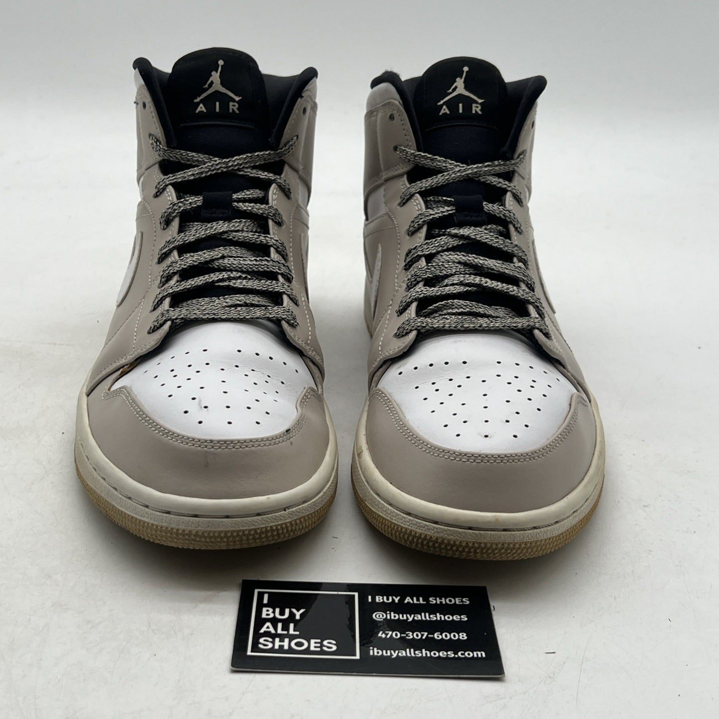 Size 10.5 - Air Jordan 1 Mid Desert Sand (554724-047)