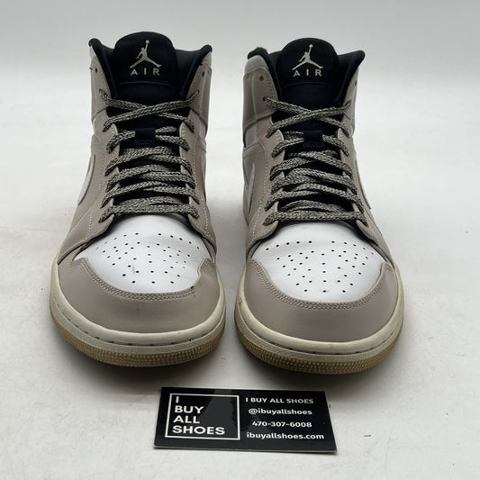Size 10.5 - Air Jordan 1 Mid Desert Sand (554724-047)