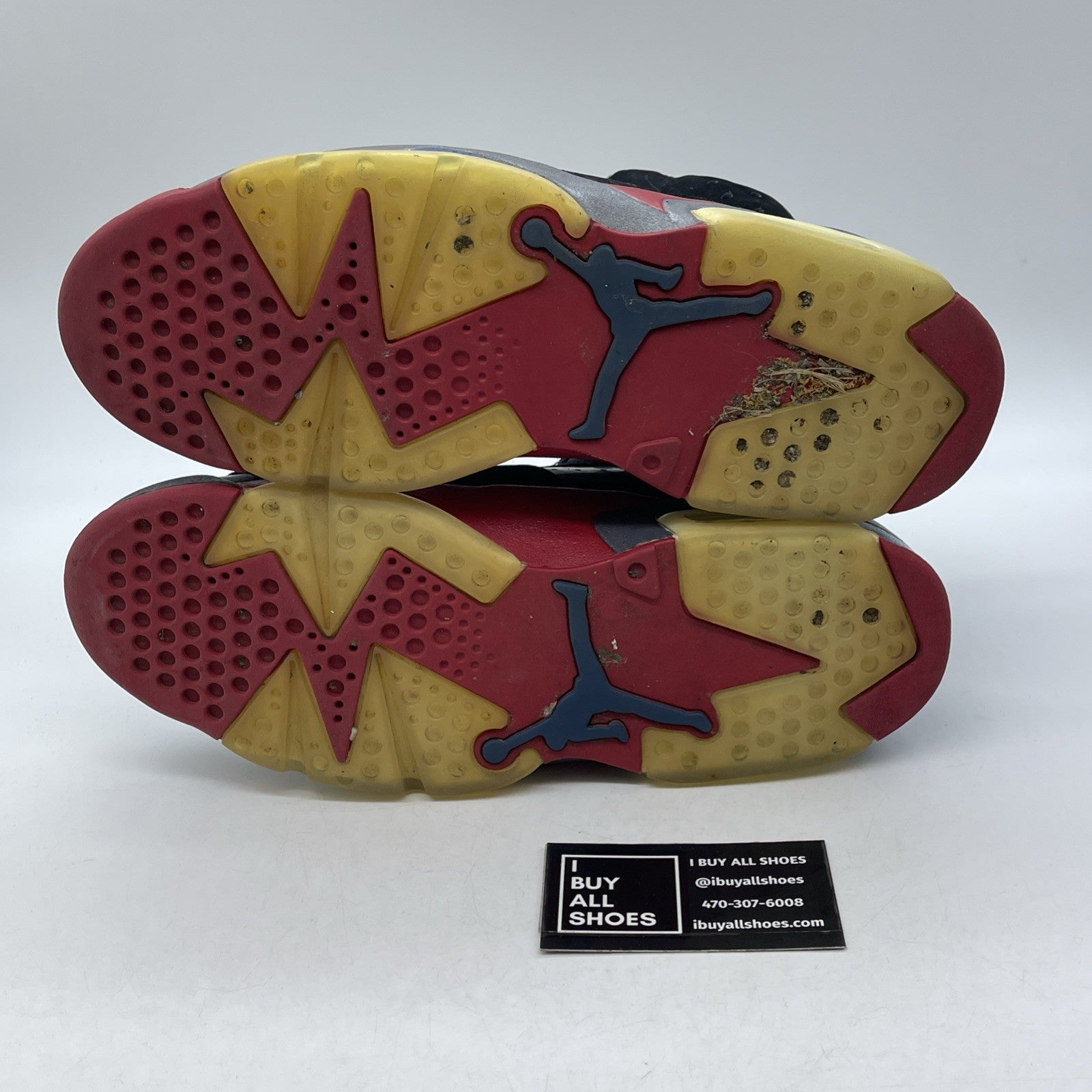 Size 9 - Air Jordan 6 Retro Pistons Black Red Blue Suede Leather (384664-001)