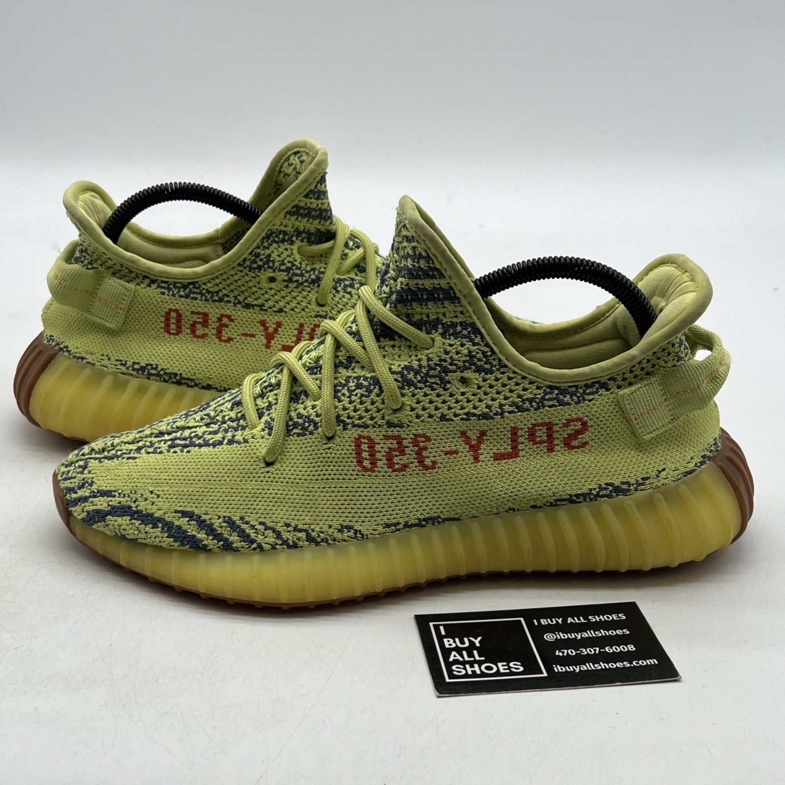 Size 8.5 - adidas Yeezy Boost 350 V2 Low Semi Frozen Yellow (B37572)