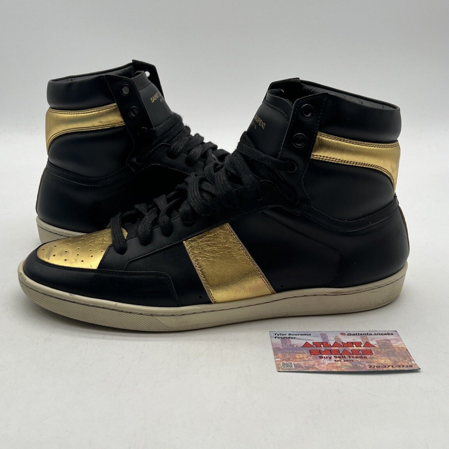 Size 8.5 - Saint Laurent [SL/10H] High-Top Sneakers