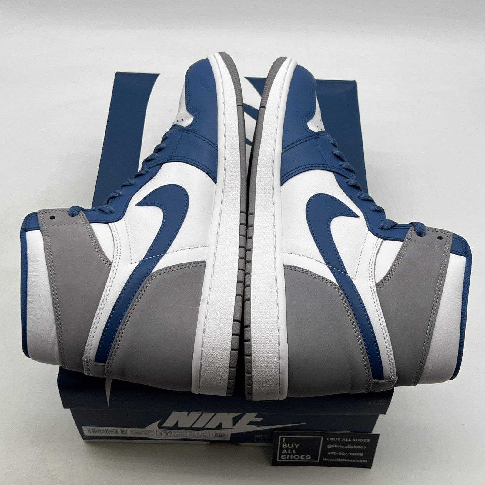Size 11.5 - Air Jordan 1 Retro OG High True Blue (DZ5485-410)