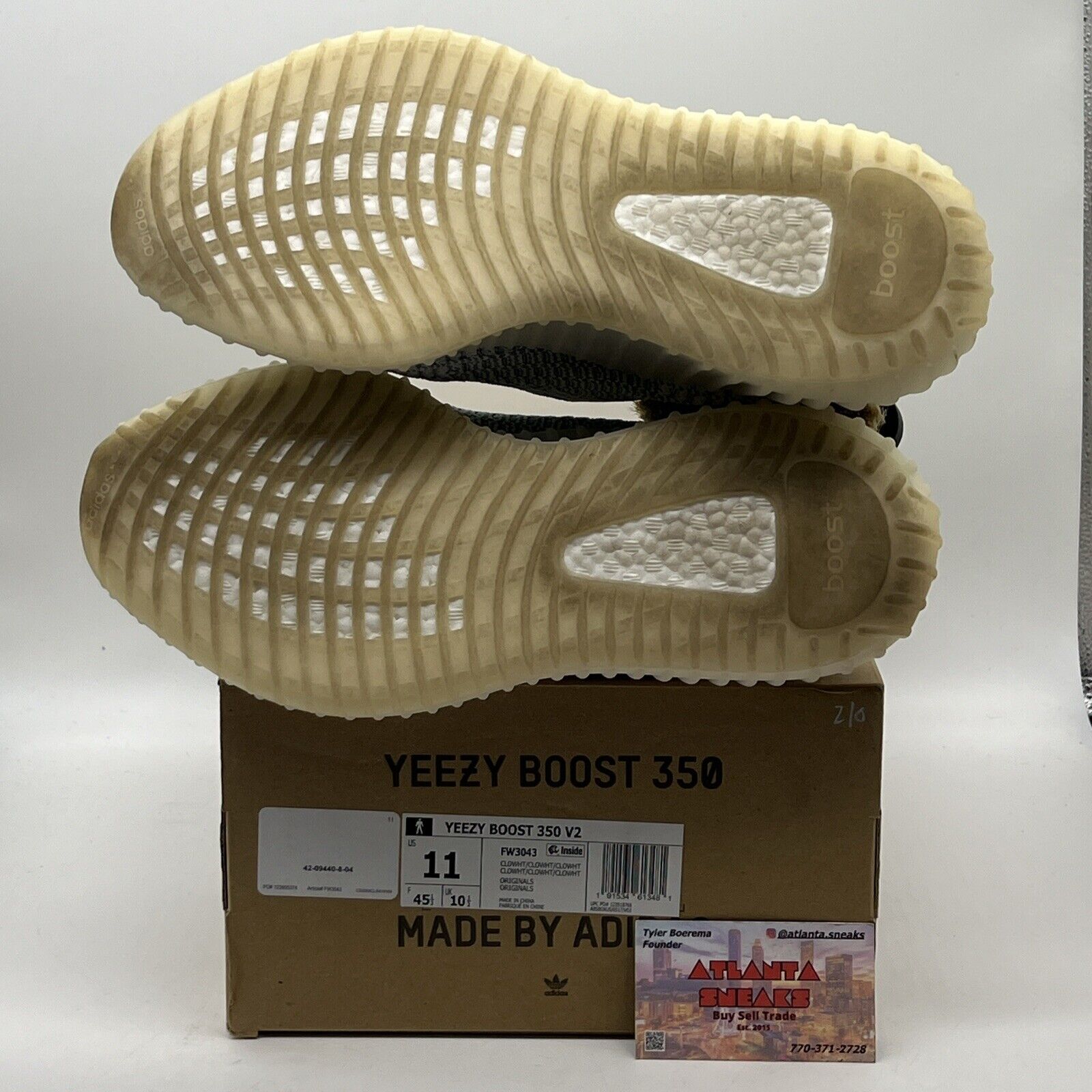 Size 11 - adidas Yeezy Boost 350 V2 Cloud White Non-Reflective (FW3043)