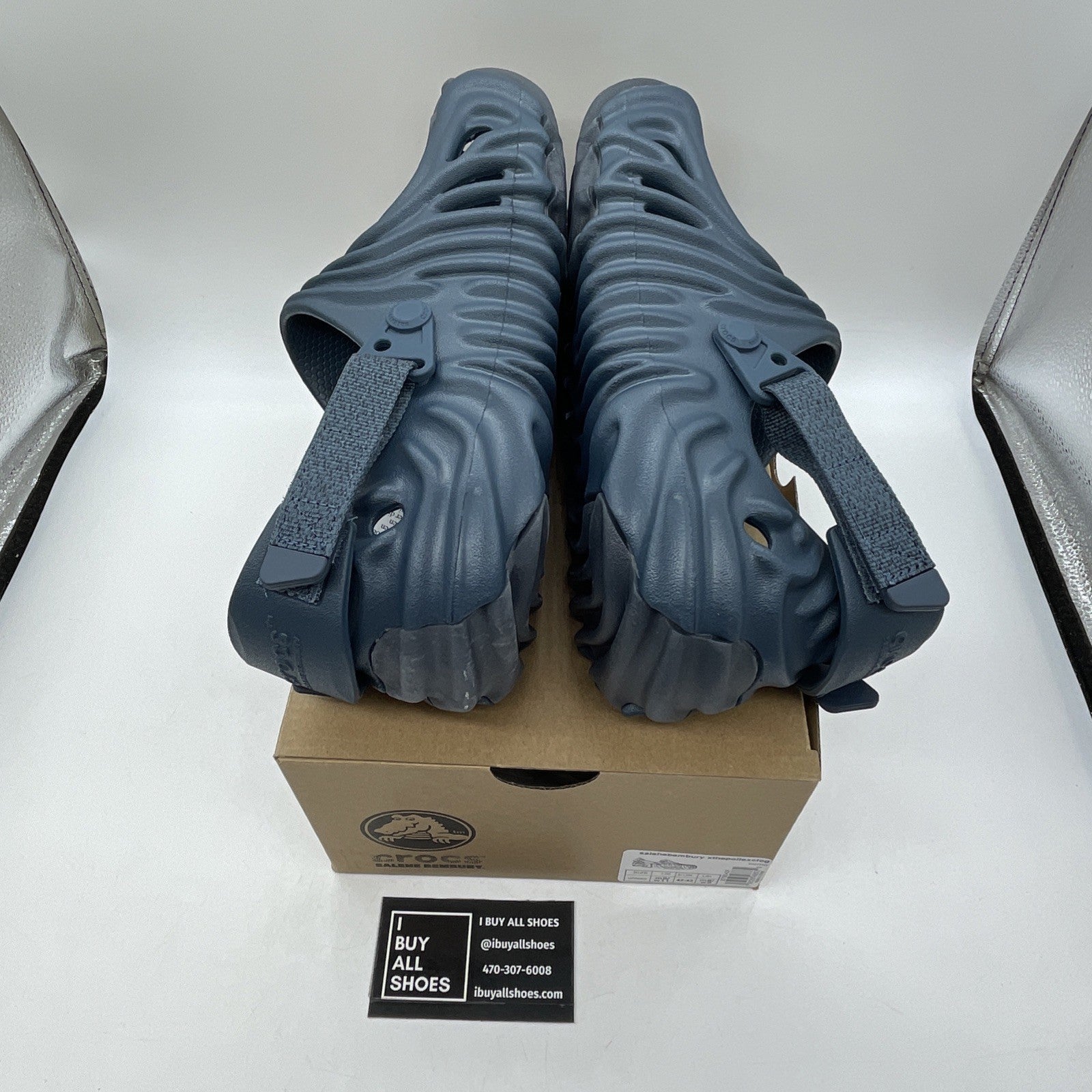 Size 9 - Crocs x Salehe Bembury Pollex Clog Como Blue (207393-40F)