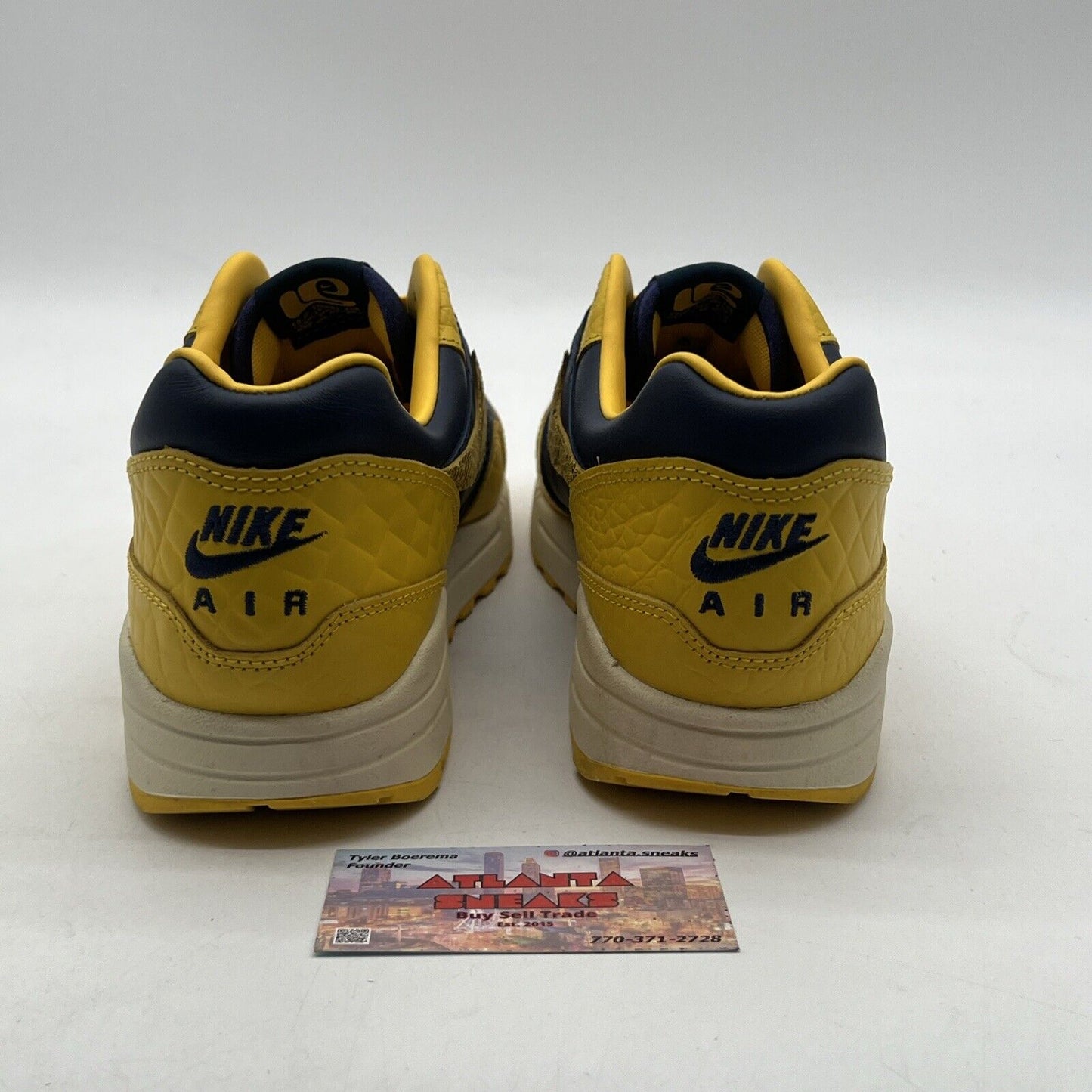 Size 12 - Nike Air Max 1 Premium michigan snakeskin (DD1391-100)