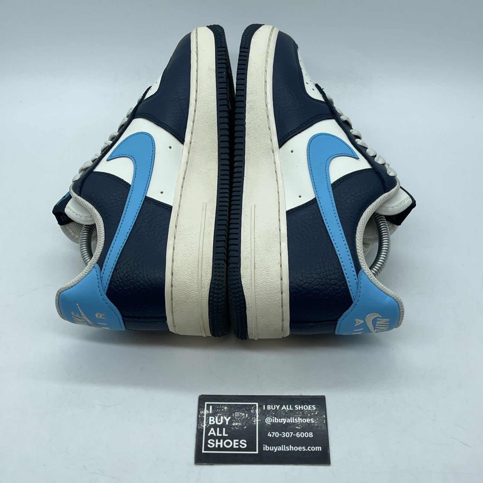 Size 9 - Nike Air Force 1 Low Armory Navy Baltic Blue White Leather (HJ9291-478)
