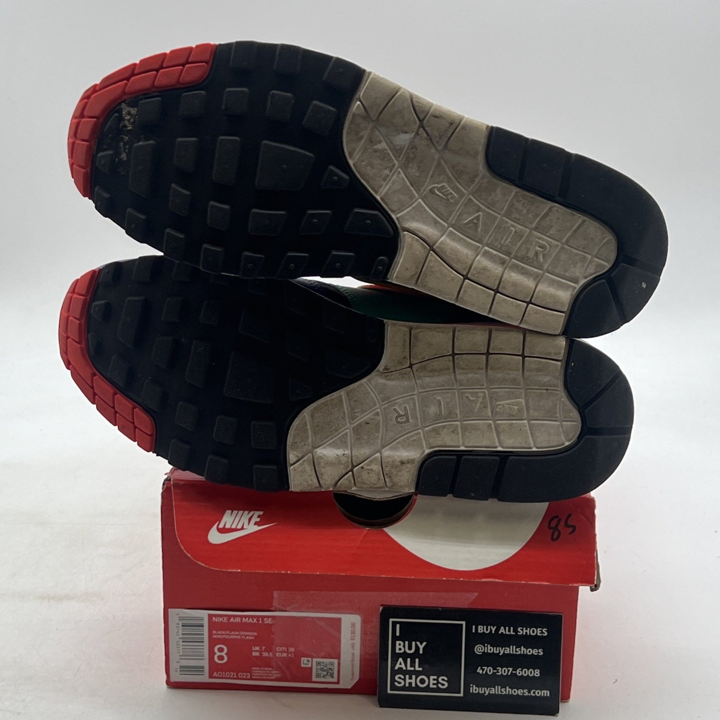 Size 8 - Nike Air Max 1 SE Windbreaker (AO1021-023)