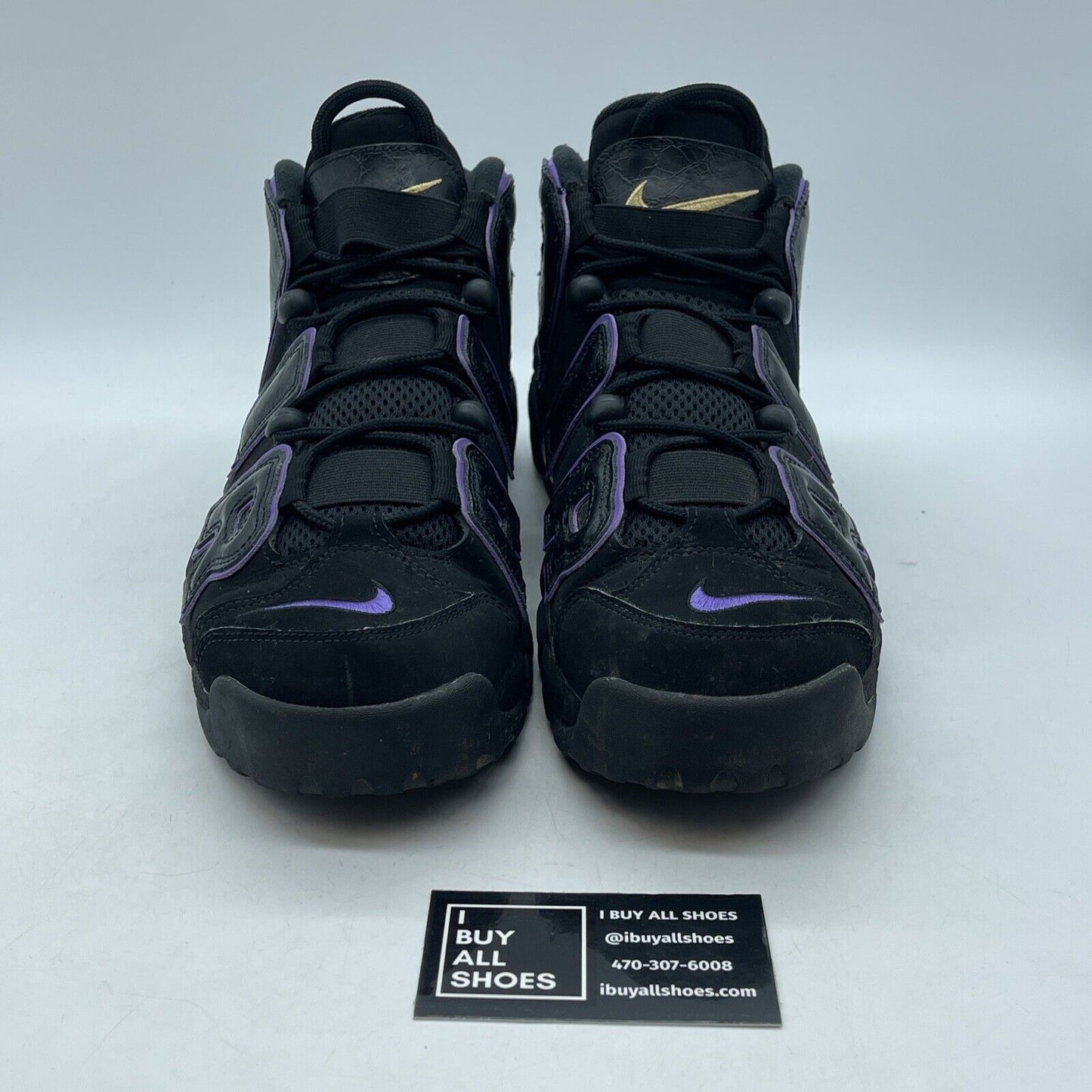 Size 10 - Nike Air More Uptempo '96 Black Action Grape Black Suede (DV1879-001)
