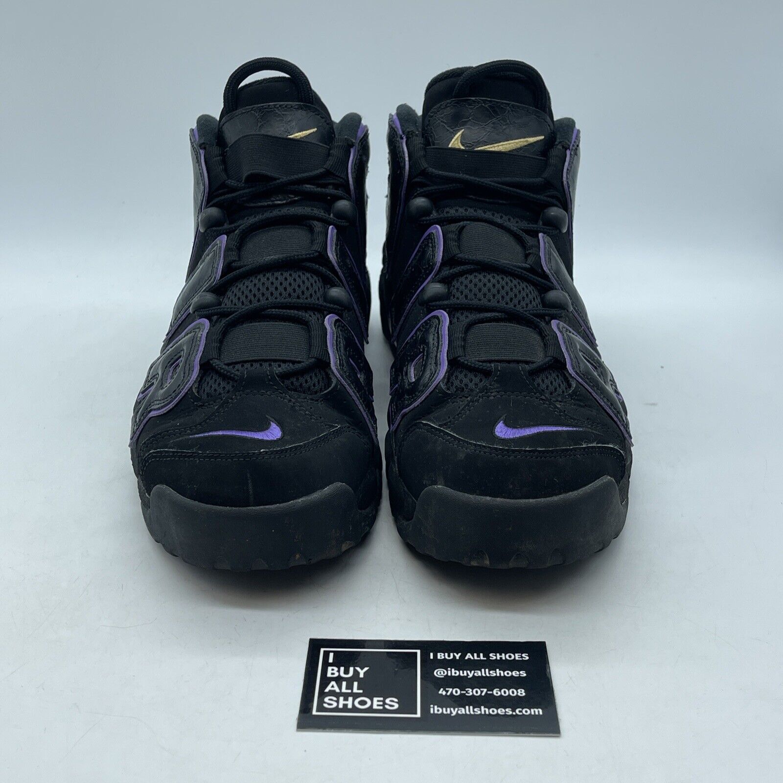 Size 10 - Nike Air More Uptempo '96 Black Action Grape Black Suede (DV1879-001)